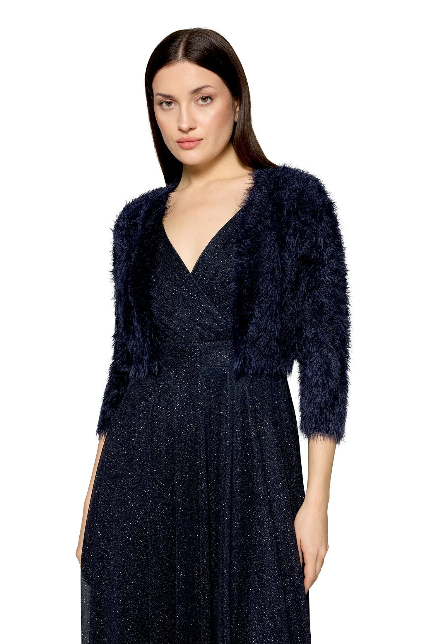 Vera Mont Strickjacke Damen mit Struktur (1-tlg) Struktur