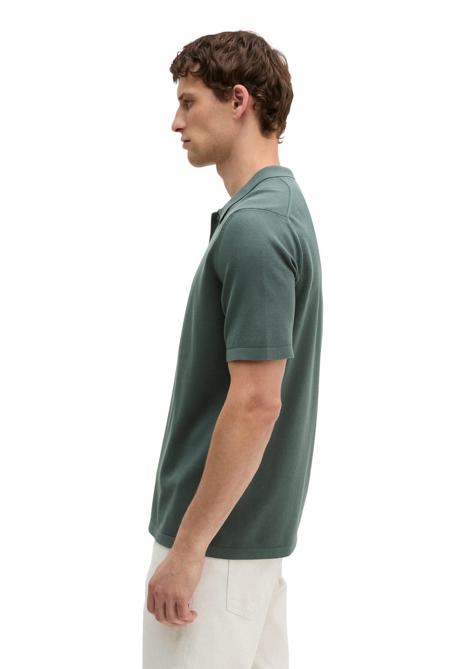 Marc O'Polo Poloshirt aus reiner Bio-Baumwolle
