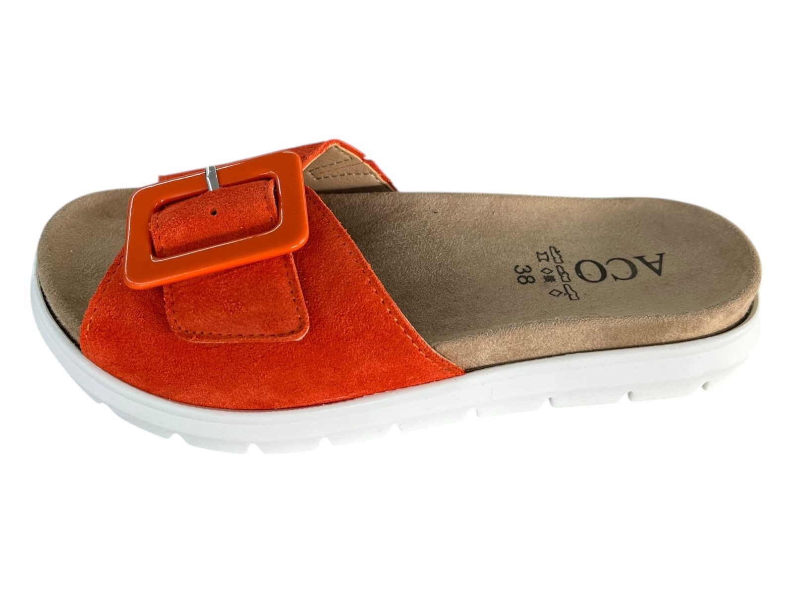 Aco ACO Damen Pantolette ABBY C1410119438-1695 orange Clog