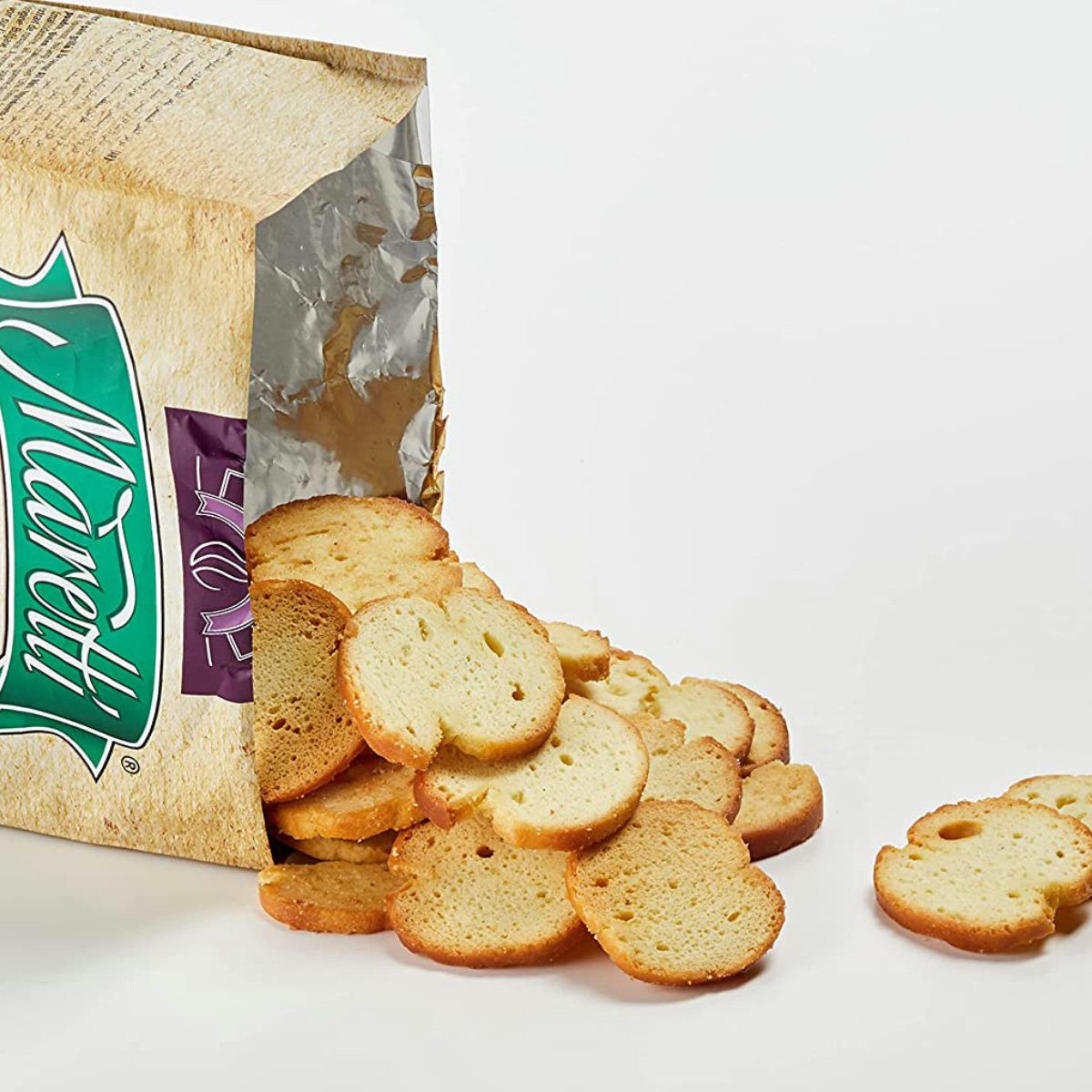 Maretti Knabberei, Maretti Bruschette Chips Slow Roasted Garlic gerösteter Knoblauch 150g