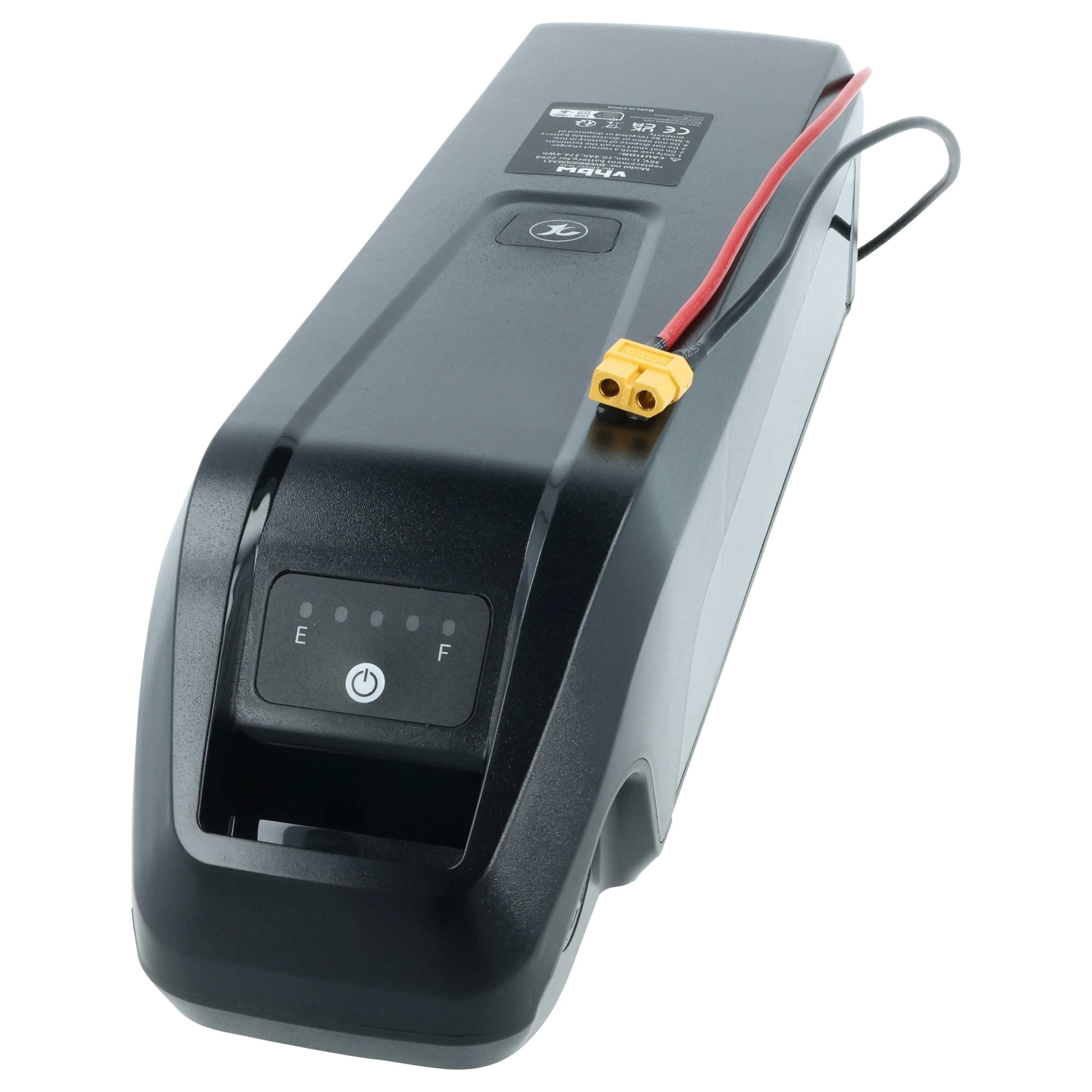 vhbw Akku Ersatz für BLAUPUNKT ZZ981004 für E-Bike (10,4 Ah, 36 V, Li-Ion) E-Bike Akku Akku Li-Ion 10400 mAh (36 V, 1 St), Leistungsfähiger Austausch-Akku für Pedelec, Elektrofahrrad, E-Bike