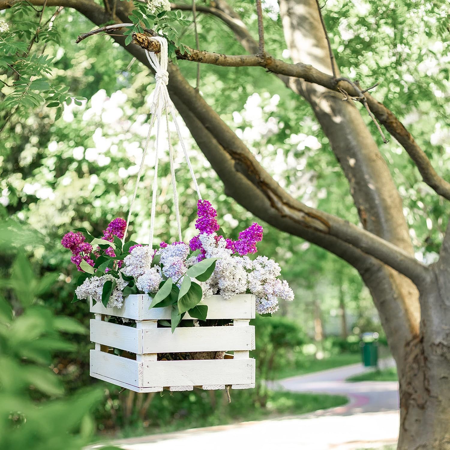 Creative Deco 100m Makramee Garn 6mm, Baumwollgarn Baumwoll Kordel Große Rolle Nähgarn