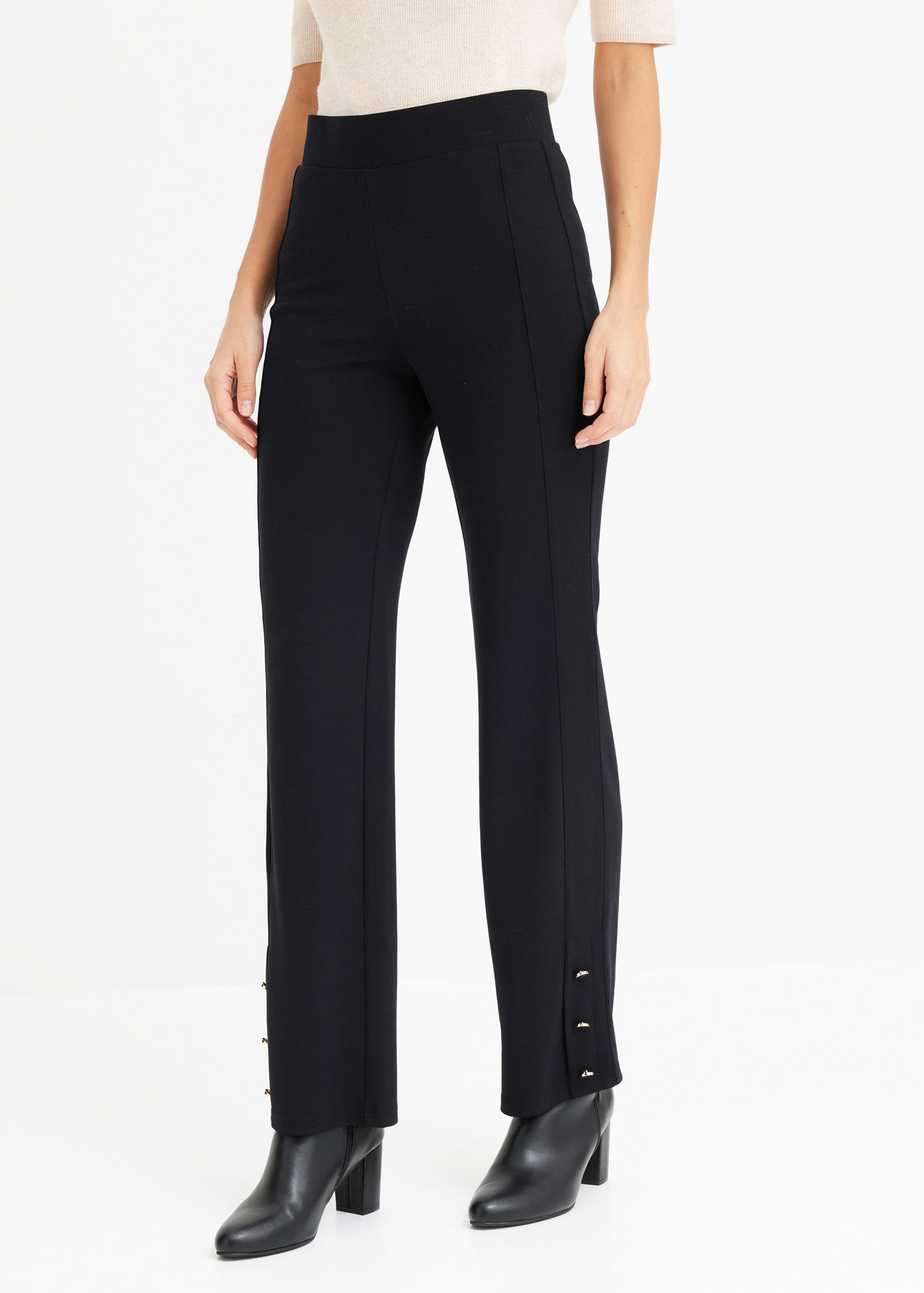bonprix Jerseyhose mit Viskose-Anteil, schmale Passform, für Frühjahr und S günstig online kaufen