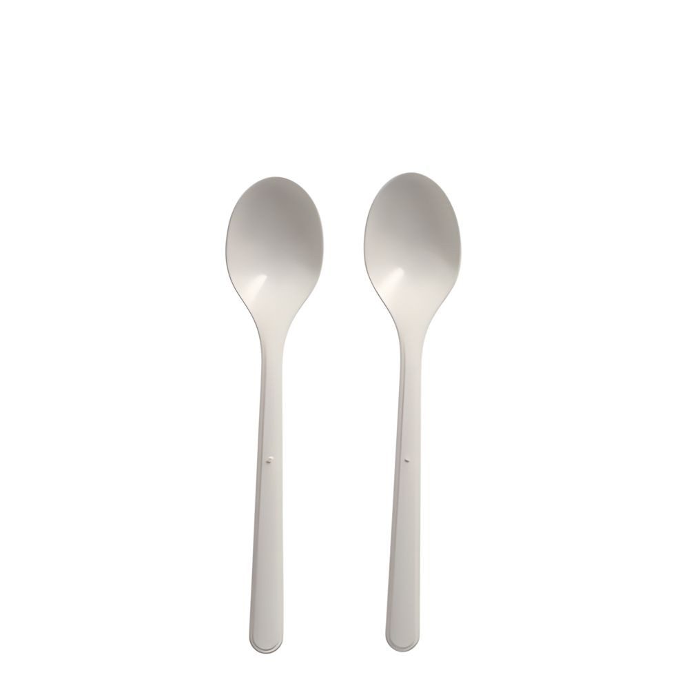 Haval Kaffeelöffel 1000 x Circulware Mehrweg-Kaffeelöffel PP-MF 13 cm weiss extra stabil