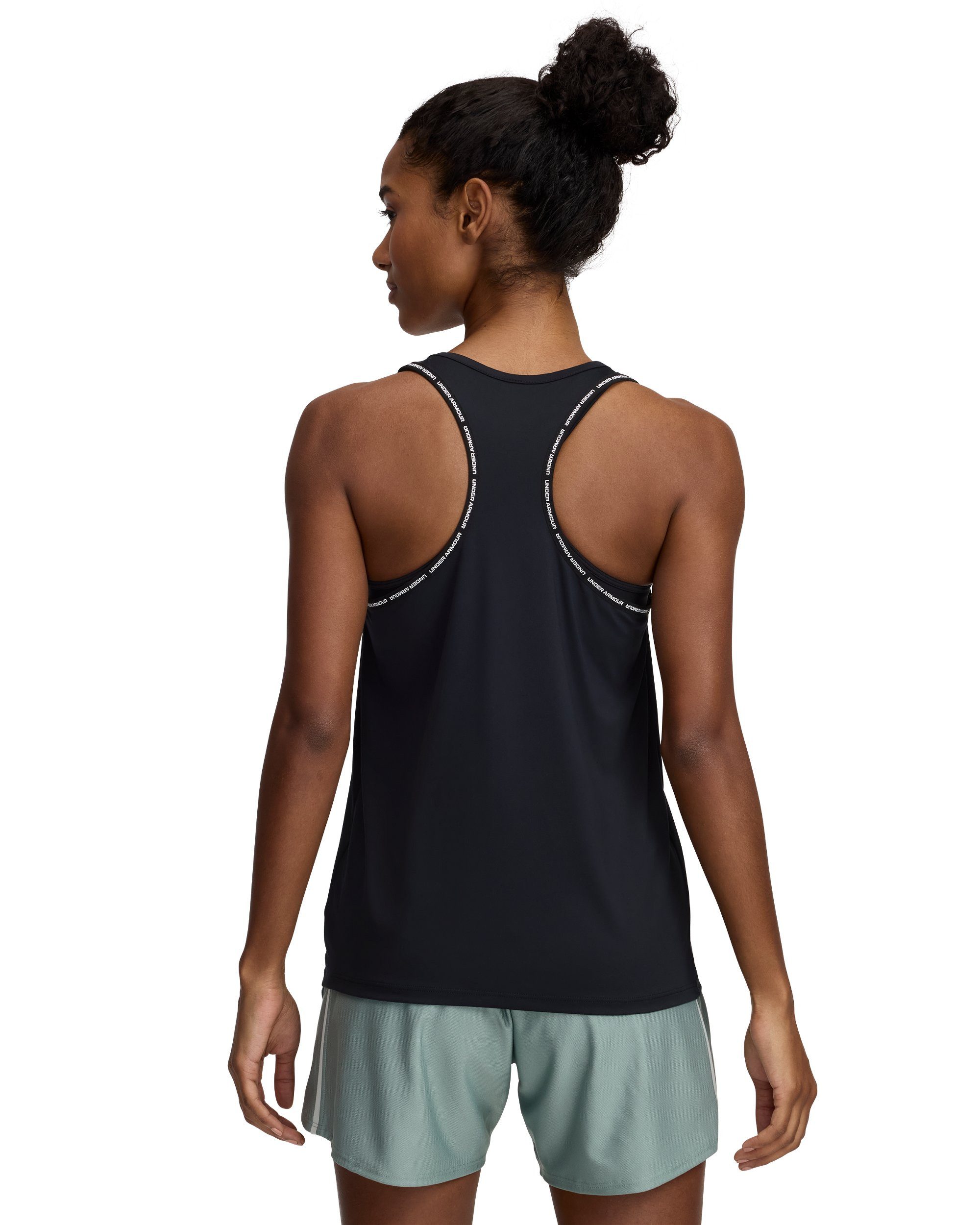 Under Armour® Tanktop TECH KNOCKOUT TANK ärmelloses Design, mit Rundhalsausschnitt, aus Polyester und Elasthan