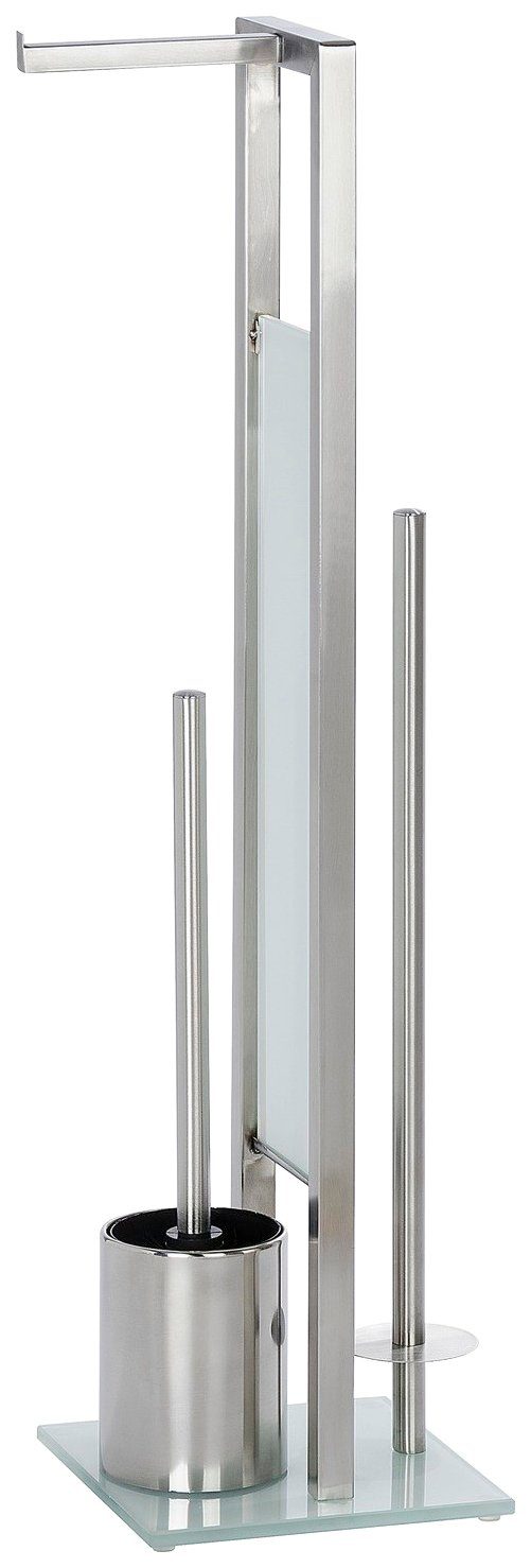 WENKO WC-Garnitur Rivalta, (1-tlg), Edelstahl rostfrei, inkl. 2 WC-Bürsten günstig online kaufen