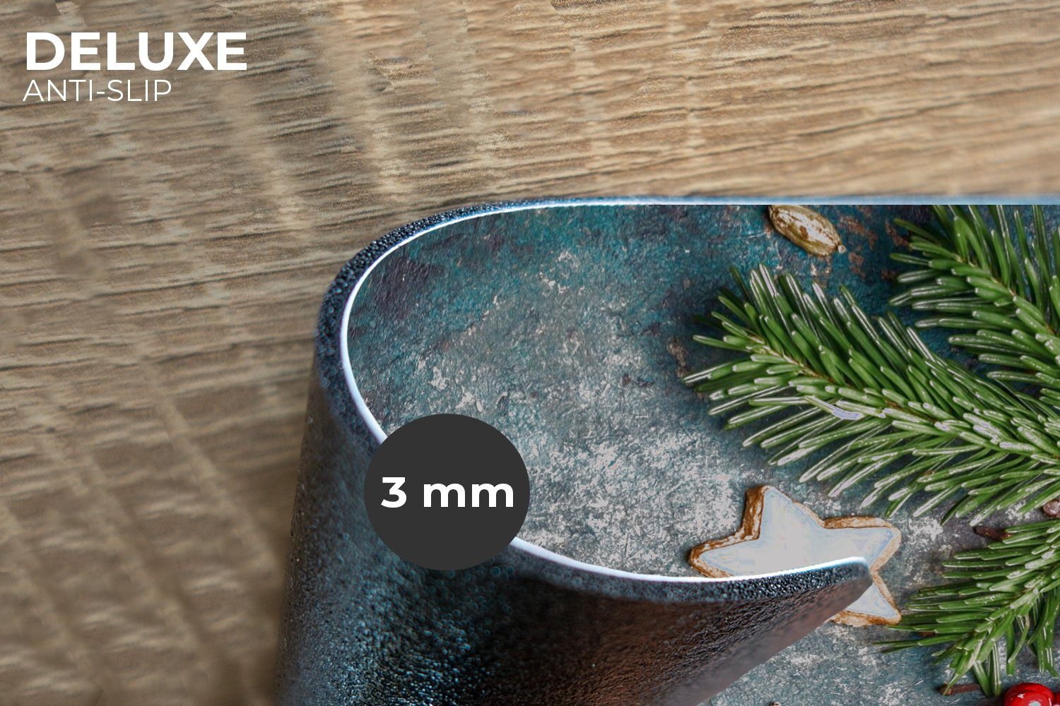 MuchoWow Platzset Weihnachten - Rustikal - Zweige - Sternanis - Beeren - Ro günstig online kaufen