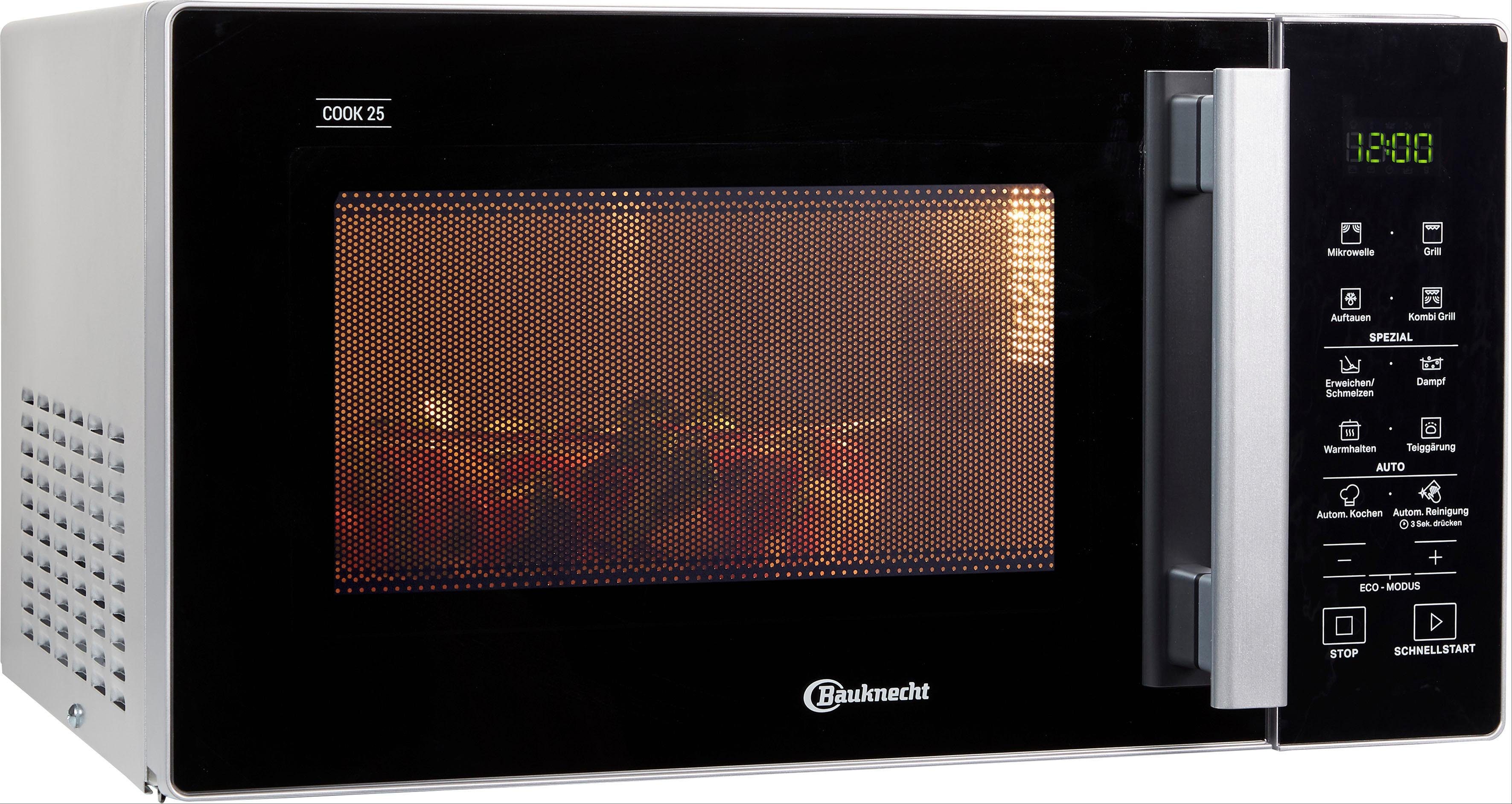 BAUKNECHT Mikrowelle MW 254 SM, Grill, 25 l