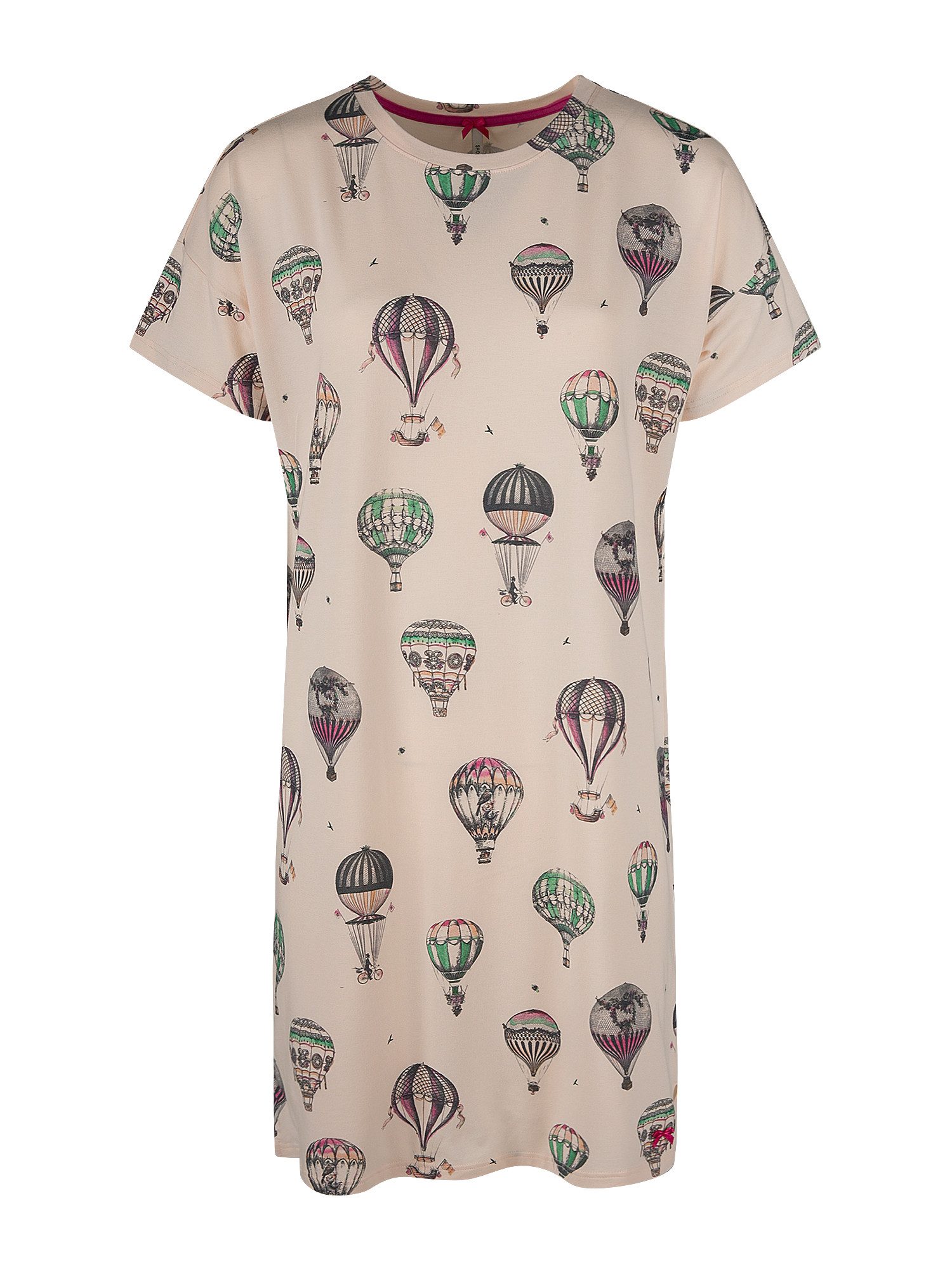 Short Stories Sleepshirt SHORT STORIES 622067 Sleepshirt Kurzarm vanilla cream/print