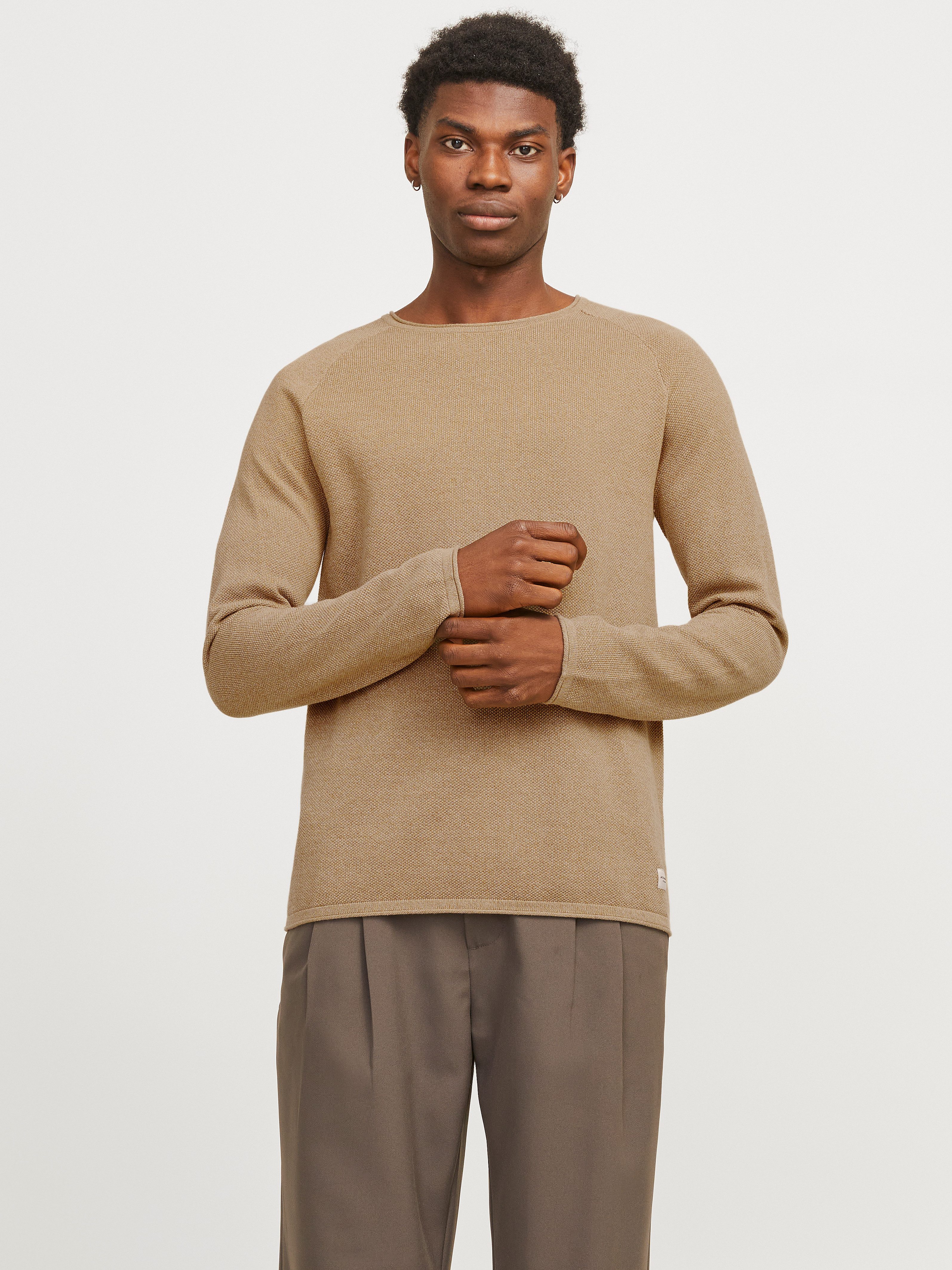 Jack & Jones Rundhalspullover JJEHILL KNIT günstig online kaufen