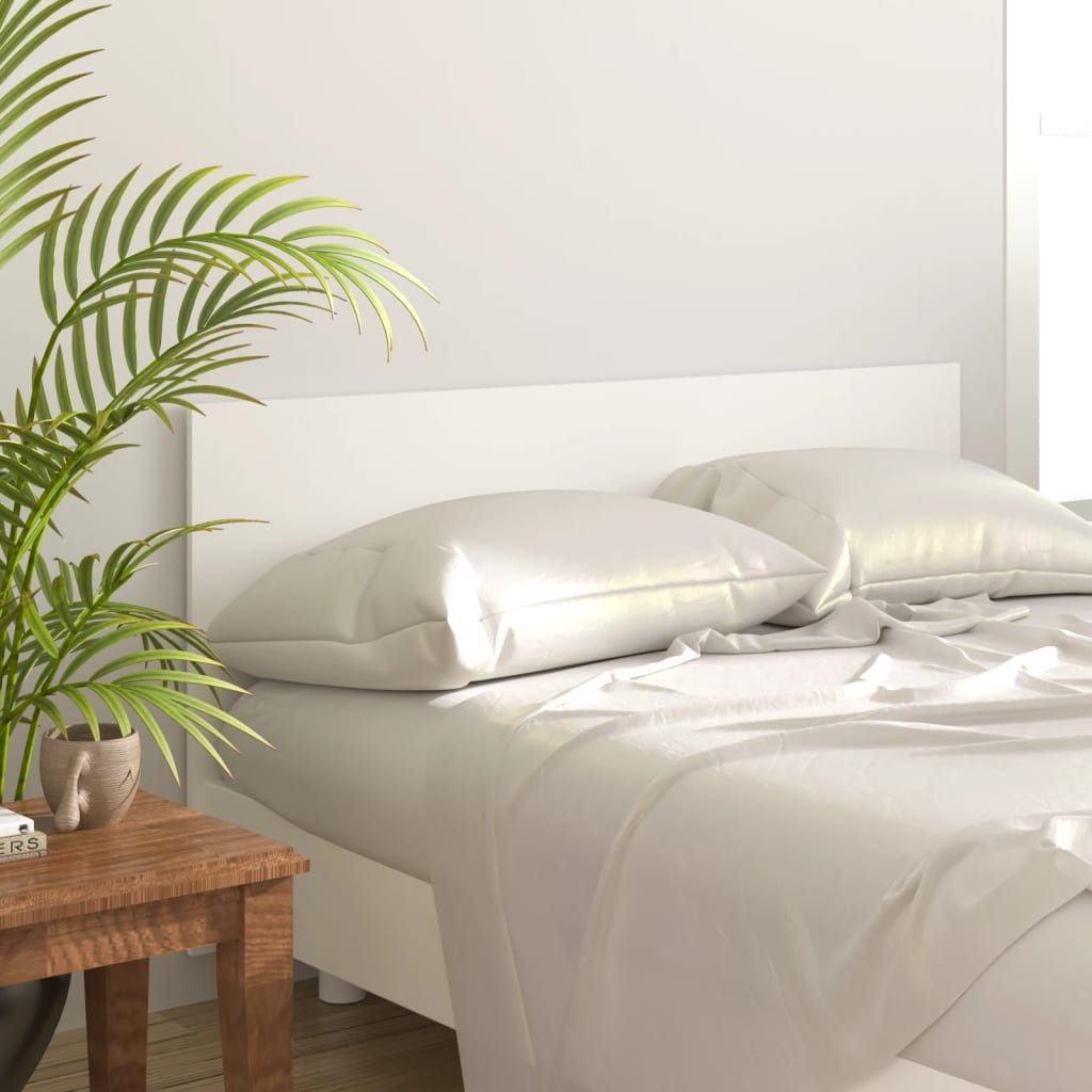 furnicato Bettgestell Klassisches Bettkopfteil Weiß 160 x 1,5 x 80 cm aus Holzwerkstoff (1-tlg), Feuchtigkeitsbeständiges Bettrückenteil für das Schlafzimmer