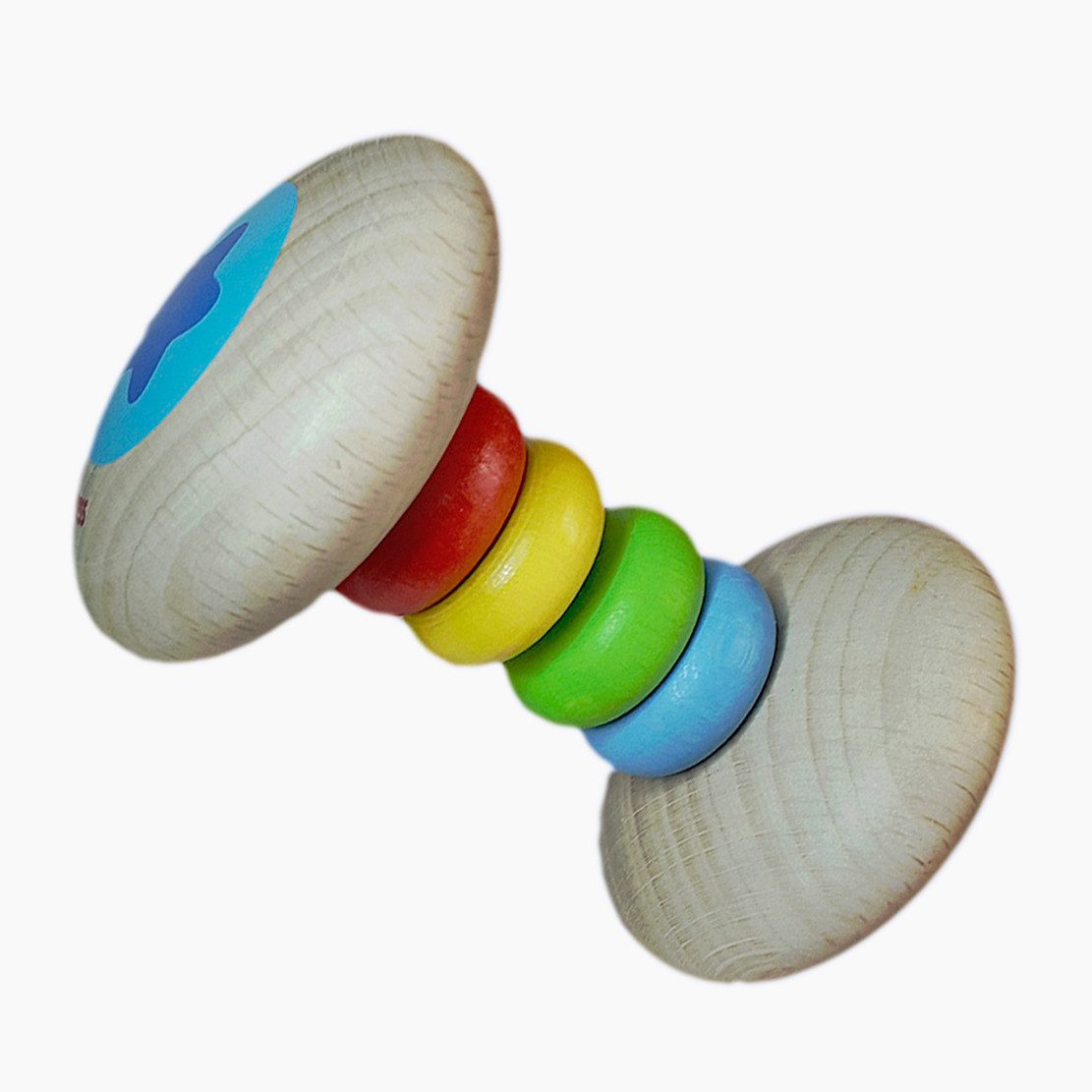HEIMESS Greifling Stielgreifling Regenbogen klein (packung, 1-tlg., set), Leicht zu halten, angenehm zu schütteln, spannend zu entdecken