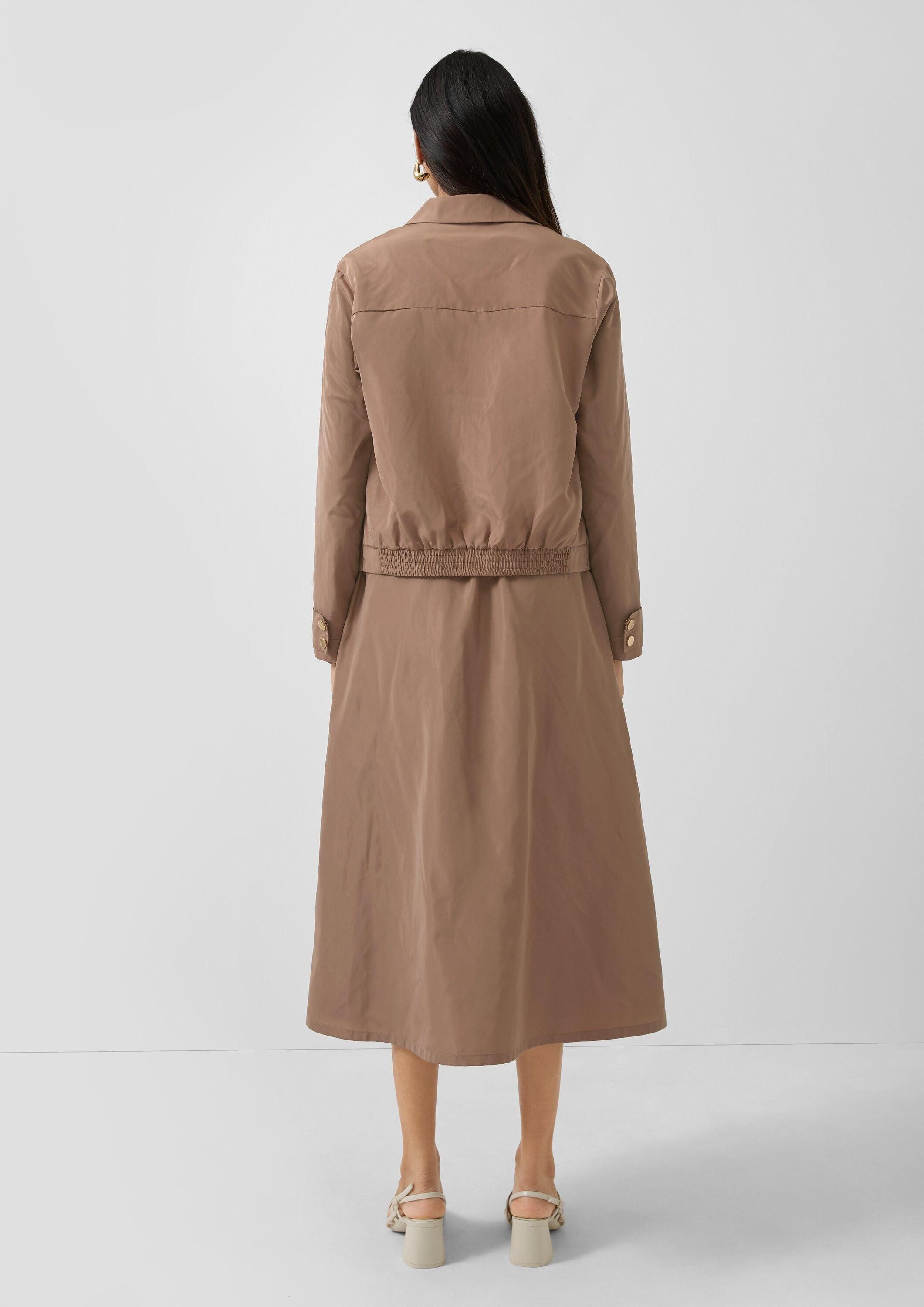 s.Oliver Funktionsjacke Indoor-Jacke Blouson im Relaxed Fit mit Elastiksaum