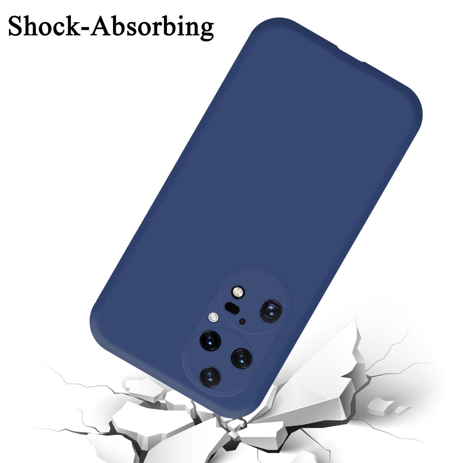 Cadorabo Handyhülle für Huawei P50 PRO Hülle Huawei P50 PRO, Flexible Hülle TPU Silikon Schutzhülle Back Cover Case