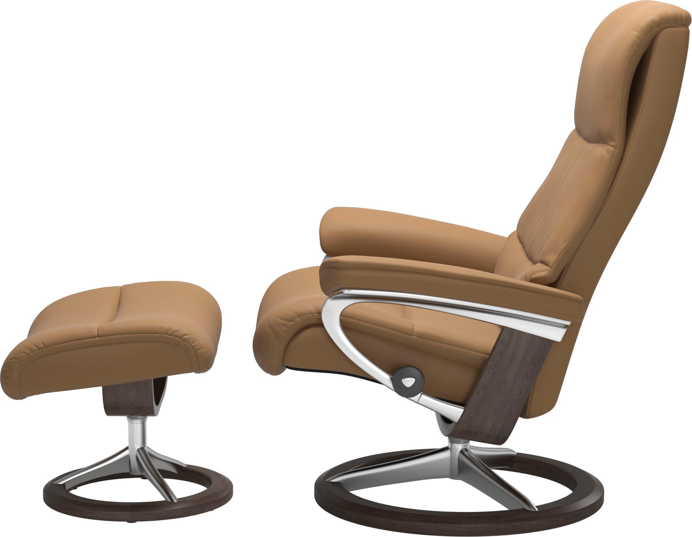 Größe Stressless® Wenge View, mit Signature S,Gestell Base, Relaxsessel