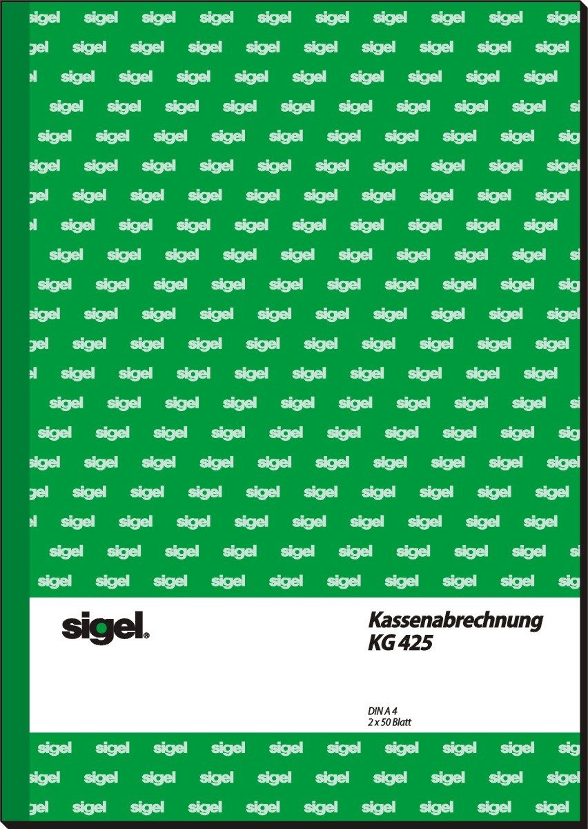 Formularblock Formularbuch Kassenabrechnung A4 VE=2x50 Blatt.