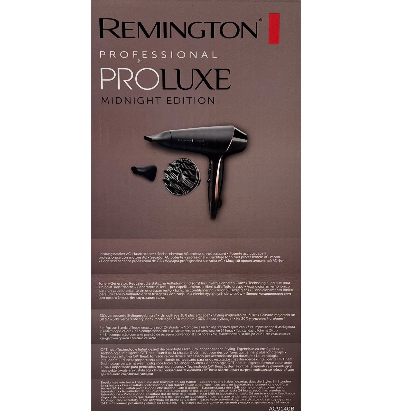 Remington Glätt- und Lockenstab CI91AW PROluxe 4-in-1-Welleneisen, OPTIheat-Technologie, 30 Sekunden Aufheizzeit, Pro +-Einstellung weiß