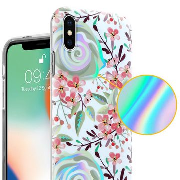 Cadorabo Handyhülle Apple iPhone X / XS Apple iPhone X / XS, Flexible Ultra Slim TPU Silikon Handy Schutzhülle Back Cover Bumper