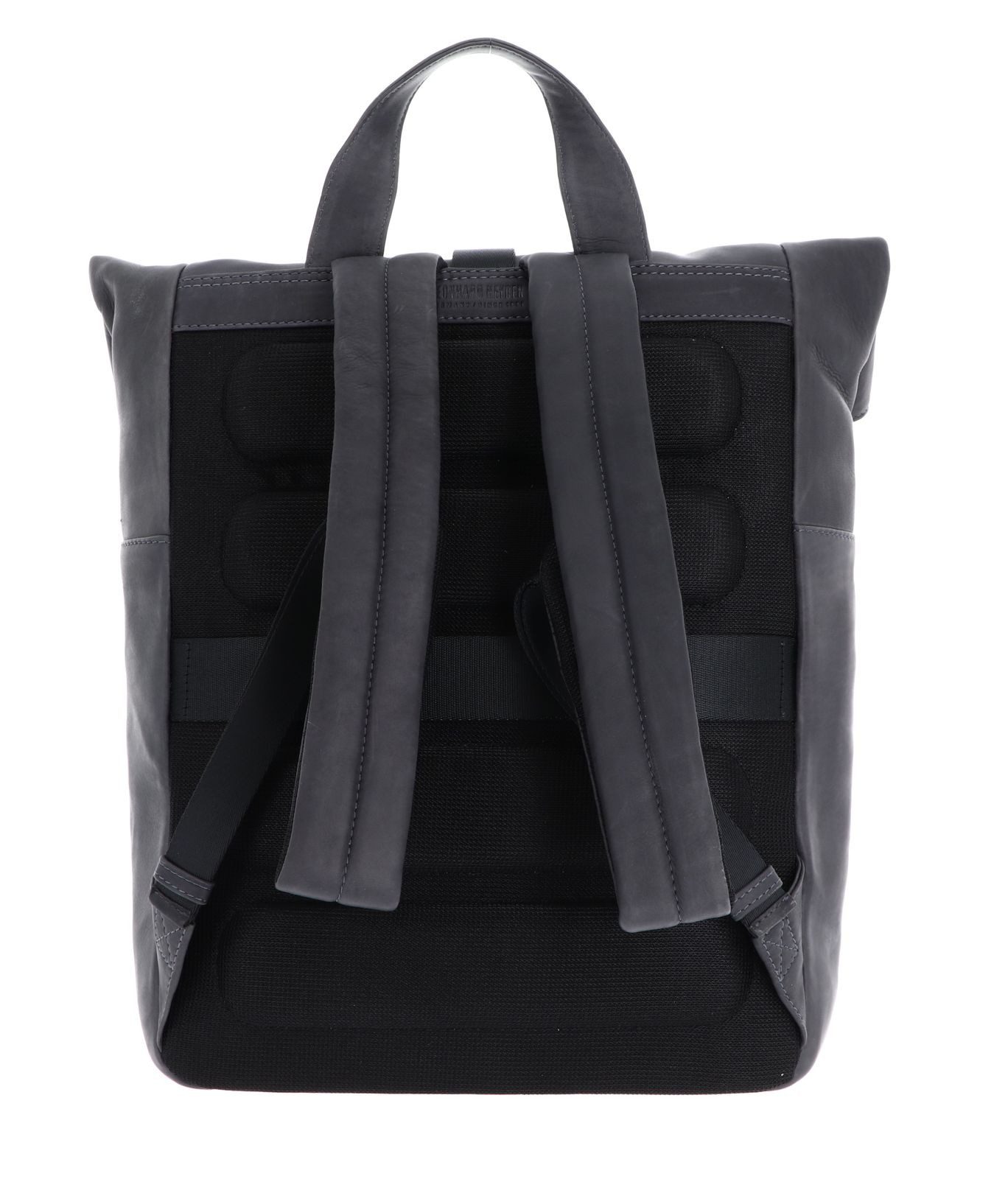 Leonhard Heyden Rucksack Rucksack Rolltop 6758 (Set, 2-tlg), aus echtem Rindsleder