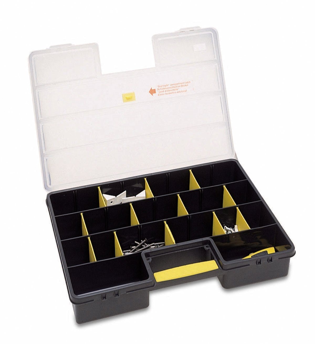 STANLEY Werkzeugbox Fächer ohne Schiebeverschluss, Füllung 1-92-762 mit Organizer 25 46x8x33cm, Standard