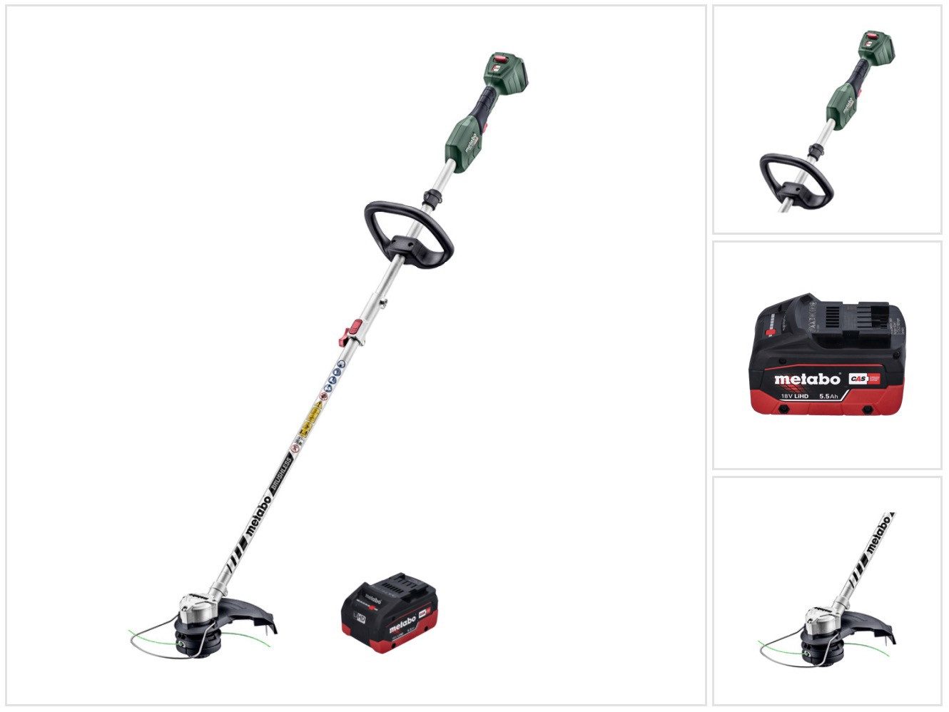 metabo Akku-Rasentrimmer RTD 18 LTX BL 30 18 V 30 cm Brushless + 1x Akku 5,5 Ah