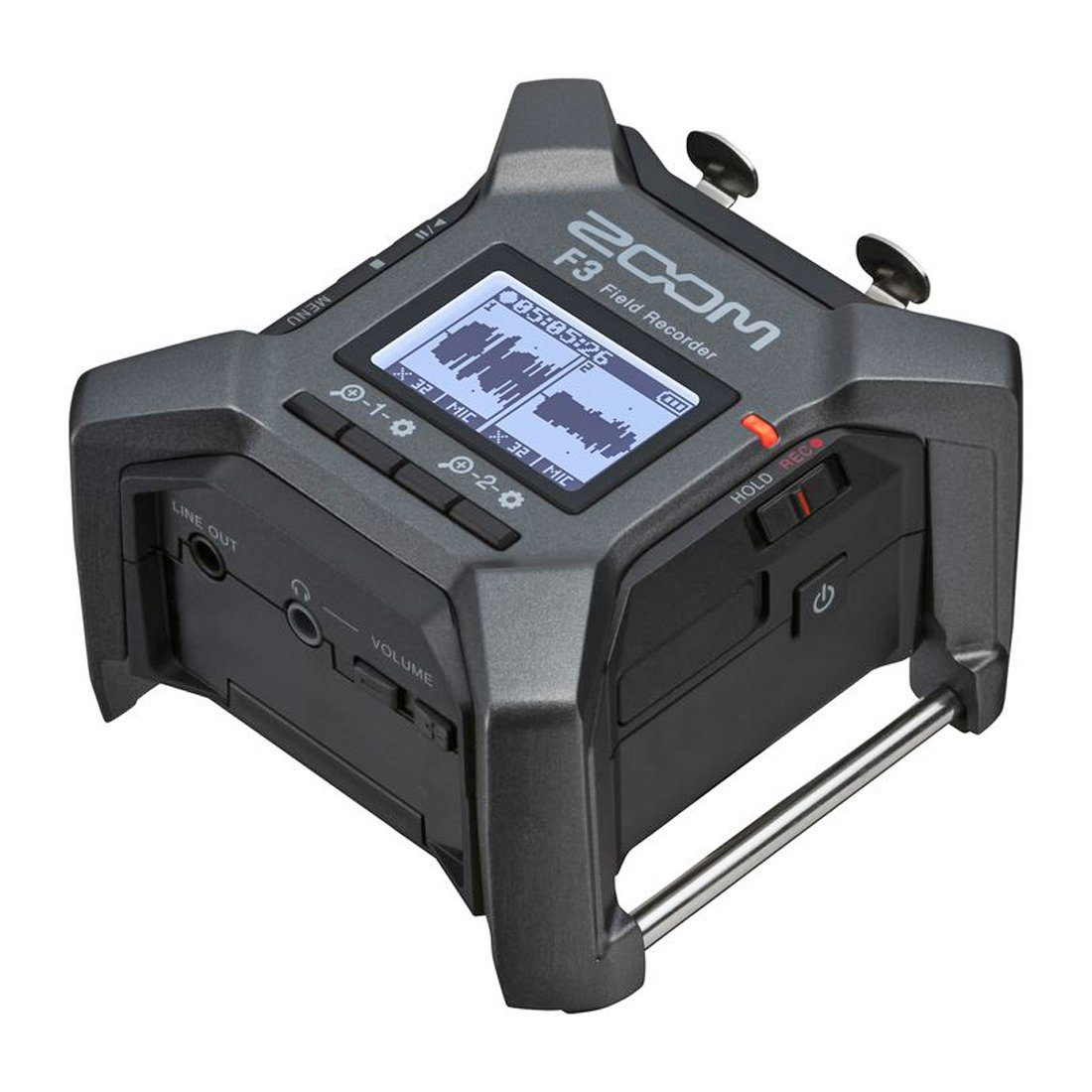 Zoom F3 Multitrack Field Recorder Digitales Aufnahmegerät