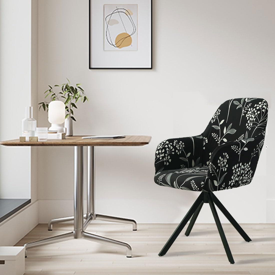 Coonoor Stuhlhusse 2 Stück Elastische Stuhlbezüge mit Armlehne, Perfekte Pa günstig online kaufen