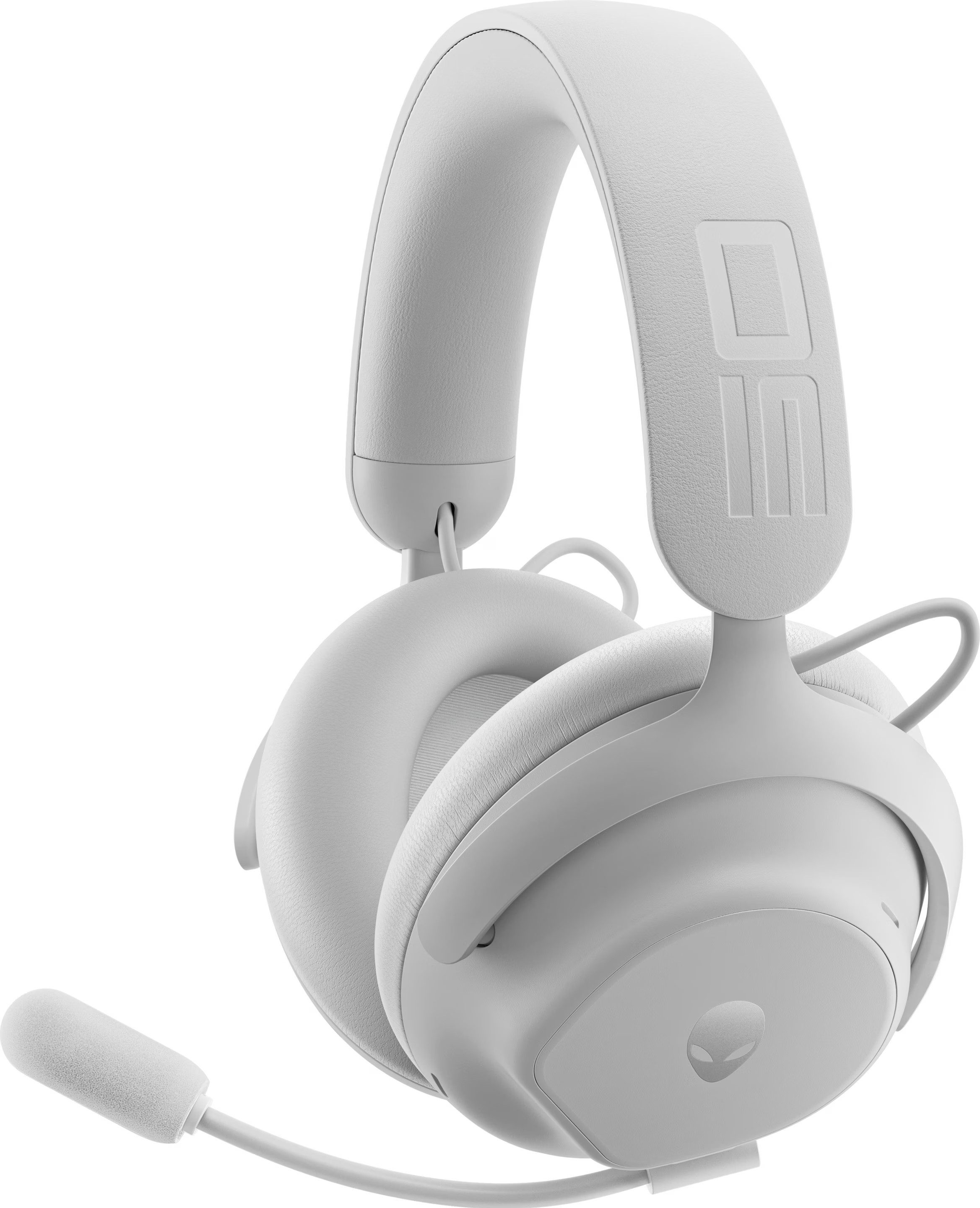 Dell Alienware PRO Wireless Gaming Headset Gaming-Headset (Tri-Mode (2.4GHz/BT/3.5mm); ANC; Hi-Res; 50mm Treiber; 75h Akku; Klapp-Mikro., Nein, 2,4 GHz Wireless, Kabelloses Gaming-Headset mit abnehmbarem Mikrofon, Noise-Cancelling)