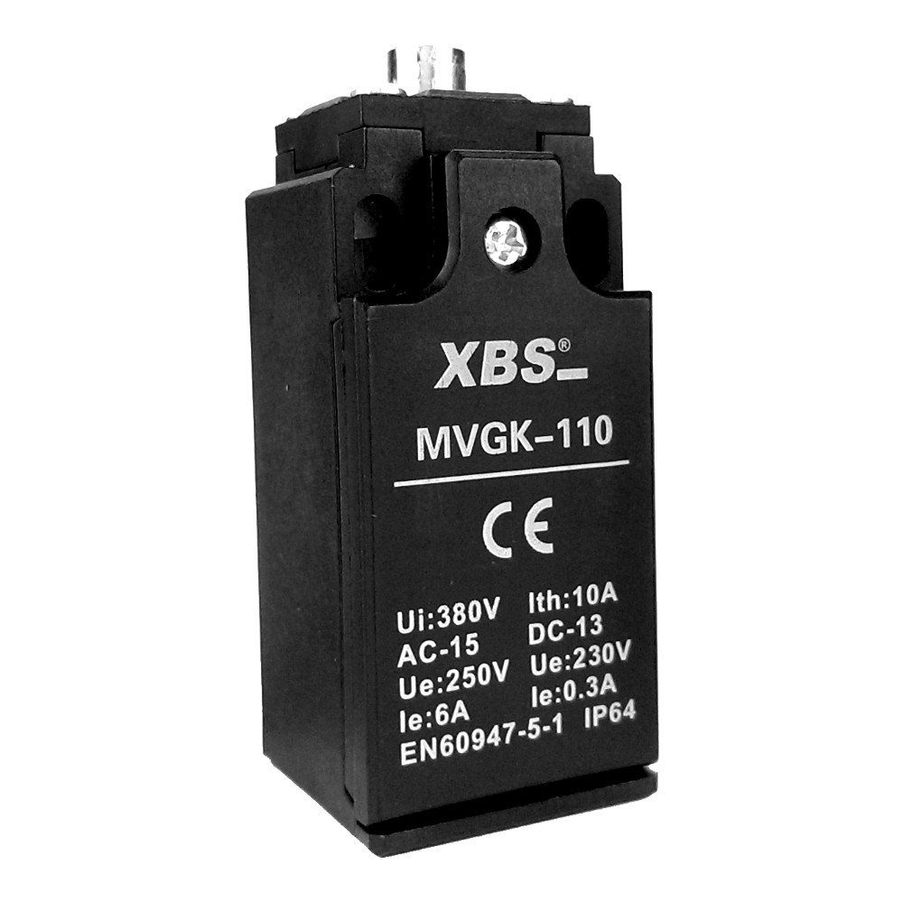 XBS Schalter Positionsschalter mit Stößel 1NC/1NO Endschalter Grenztaster (1-St)