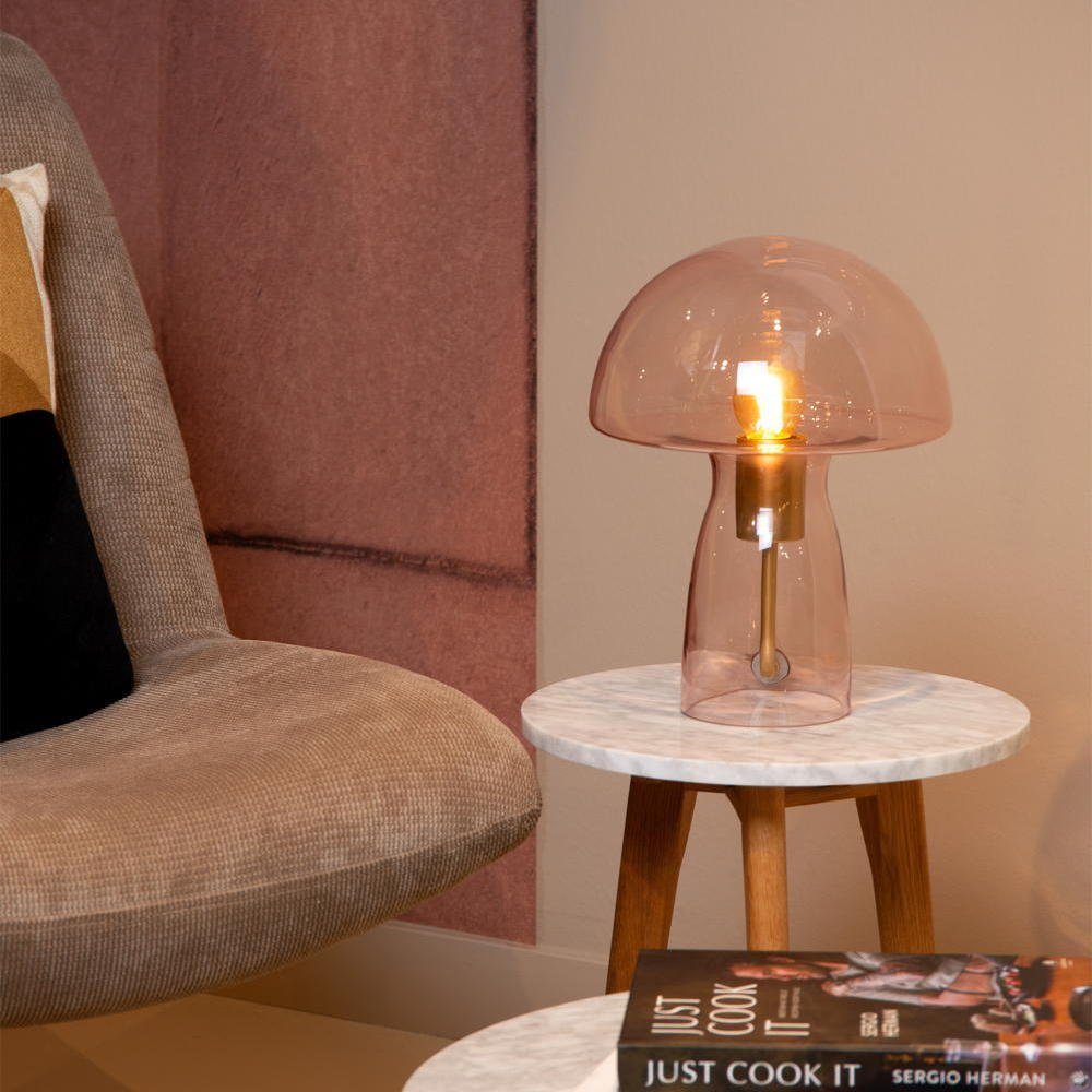click-licht Tischleuchte Tischleuchte Fungo in Rosa E27, keine Angabe, Leuchtmittel enthalten: Nein, warmweiss, Tischleuchte, Nachttischlampe, Tischlampe
