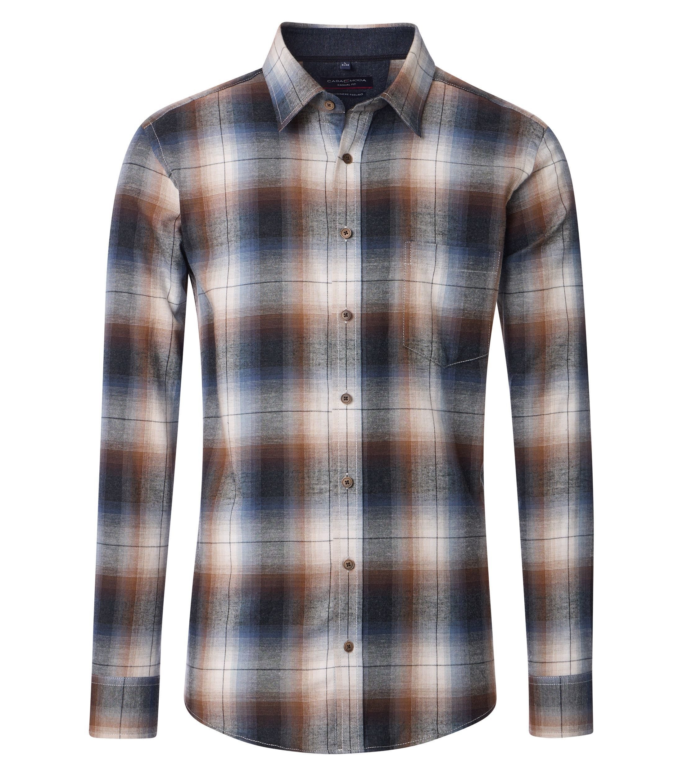 CASAMODA Flanellhemd CASAMODA Flanellhemd kariert günstig online kaufen