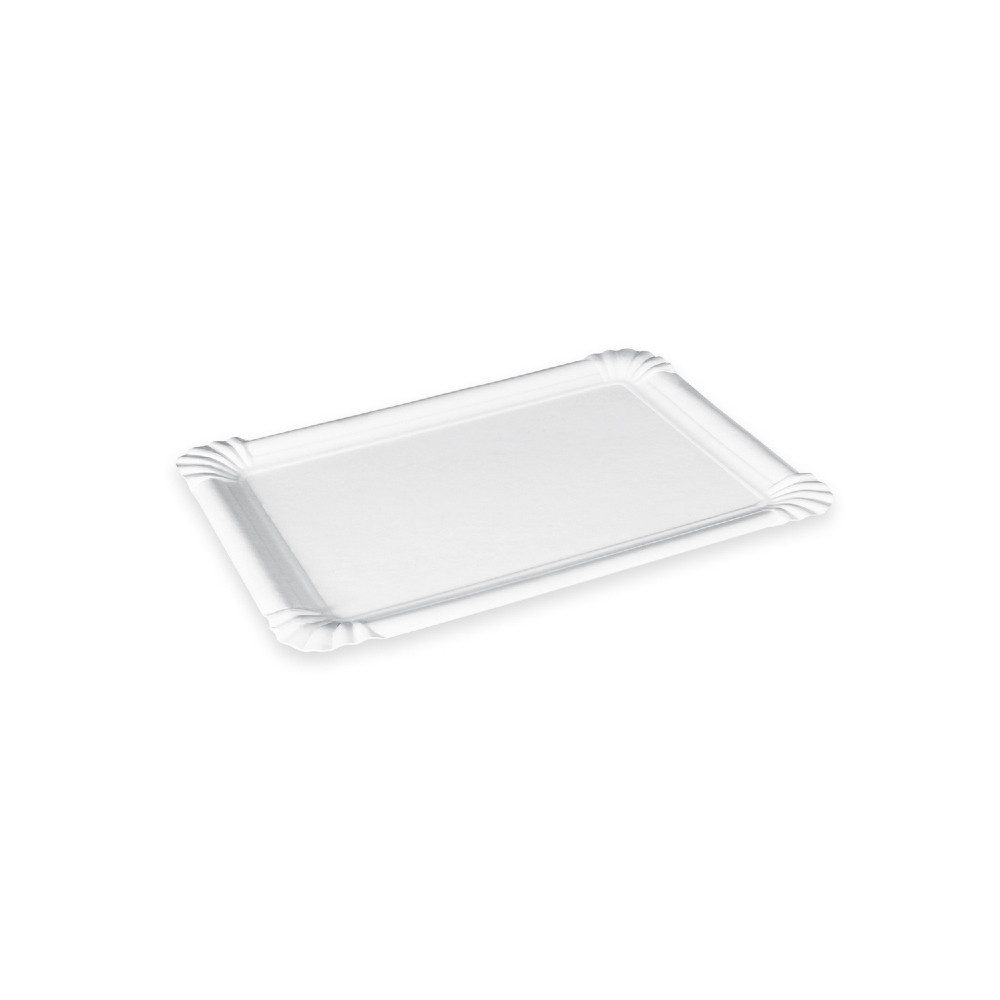 SWS Pappteller Imbissteller, Snack-/Partyteller 11x17cm 100 Stk., 110 x 170 mm
