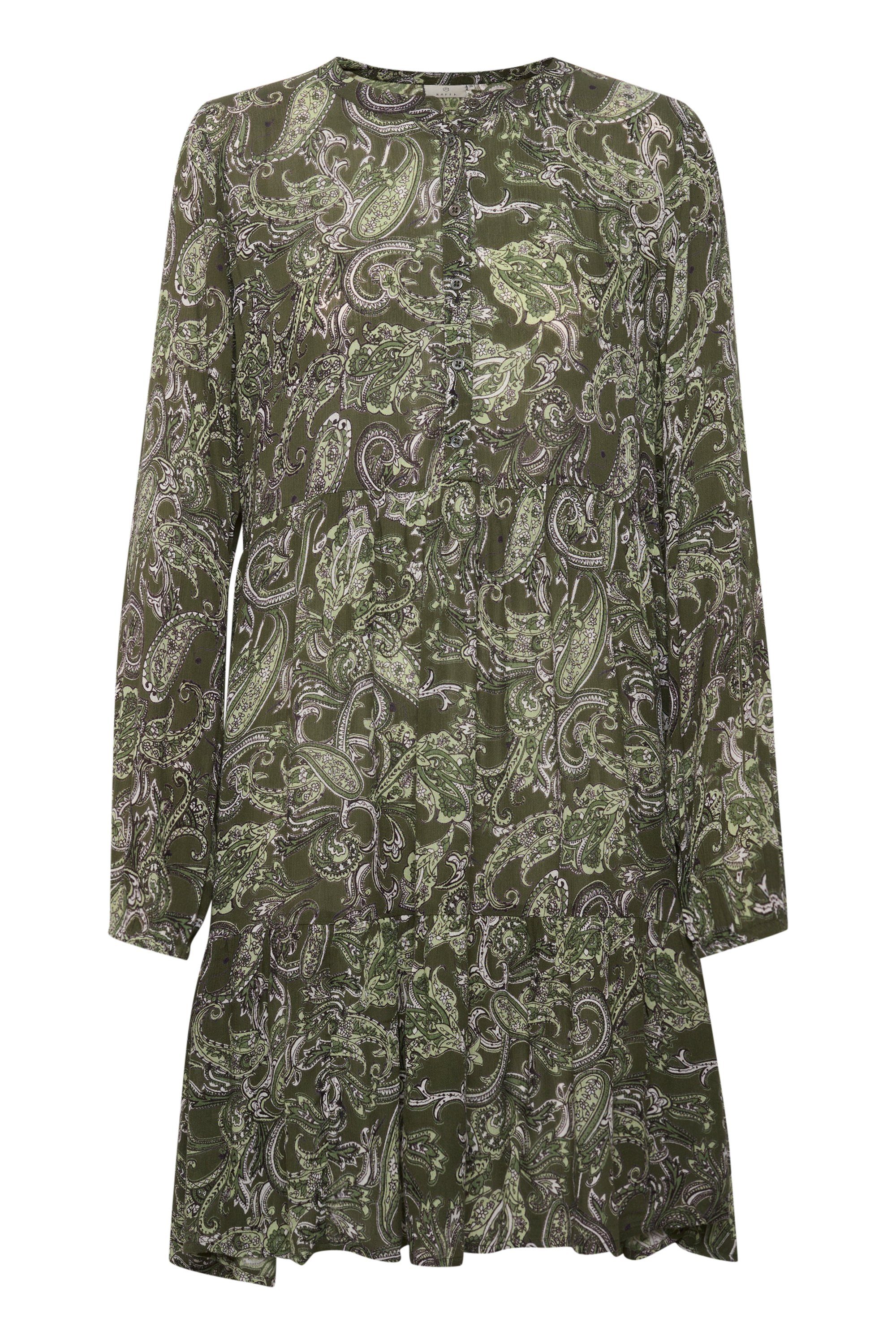 KAFFE Jerseykleid Kleid KAevity Green Paisley Print