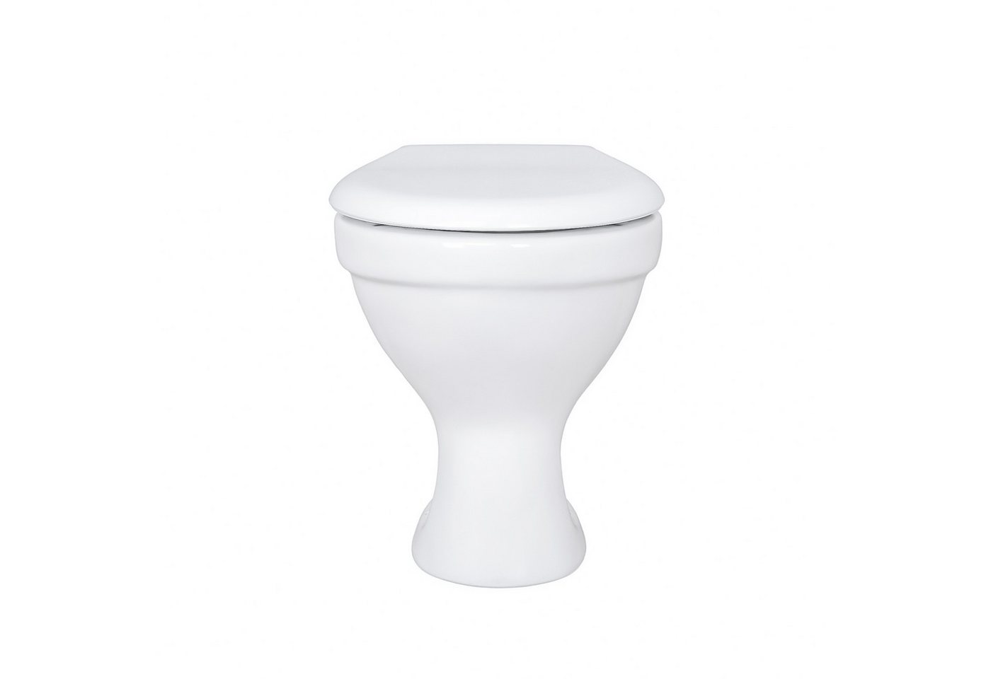 Thumbnail - Belvit Tiefspül-WC BV-SW5001+BV-D0400, Stand WC Toilette Abgang Waagerecht Wand Tiefspüler Stehend +