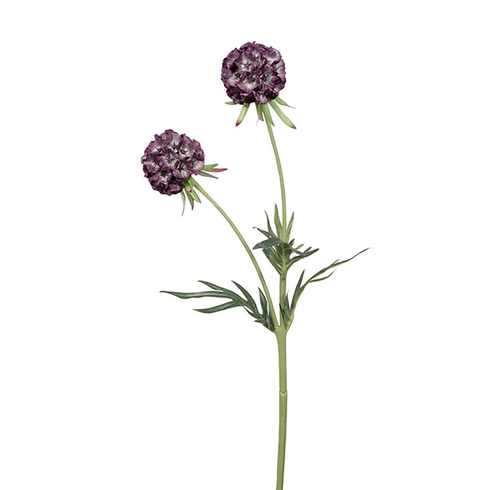 Kunstpflanze FINK Kunstblume Scabiosa - lila - H. 55cm x B. 10cm, Fink