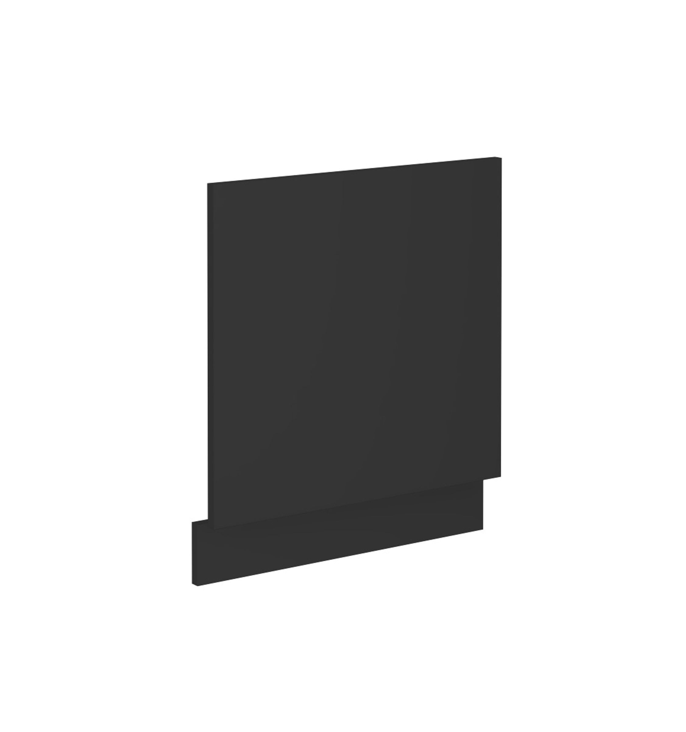 Küchen-Preisbombe Frontblende für integrierten Geschirrspüler 60 cm Küche SIENA Schwarz (Frontblende Geschirrspüler 60 cm integriert, 1 St), Modern