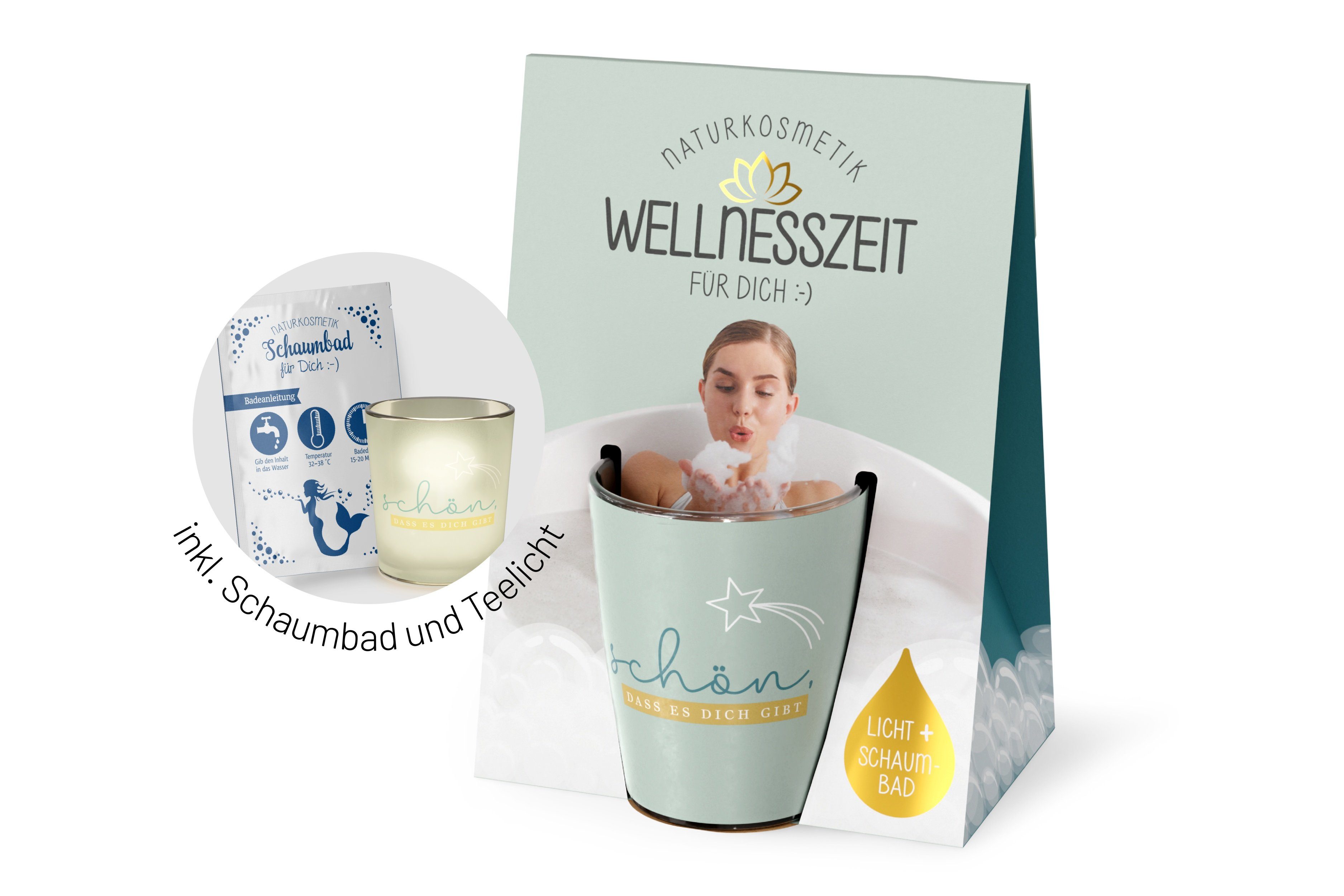 La Vida Windlicht Schaumbad Badezusatz Windlicht Wellnesszeit 40 ml Auswahl la vida Komet 630197