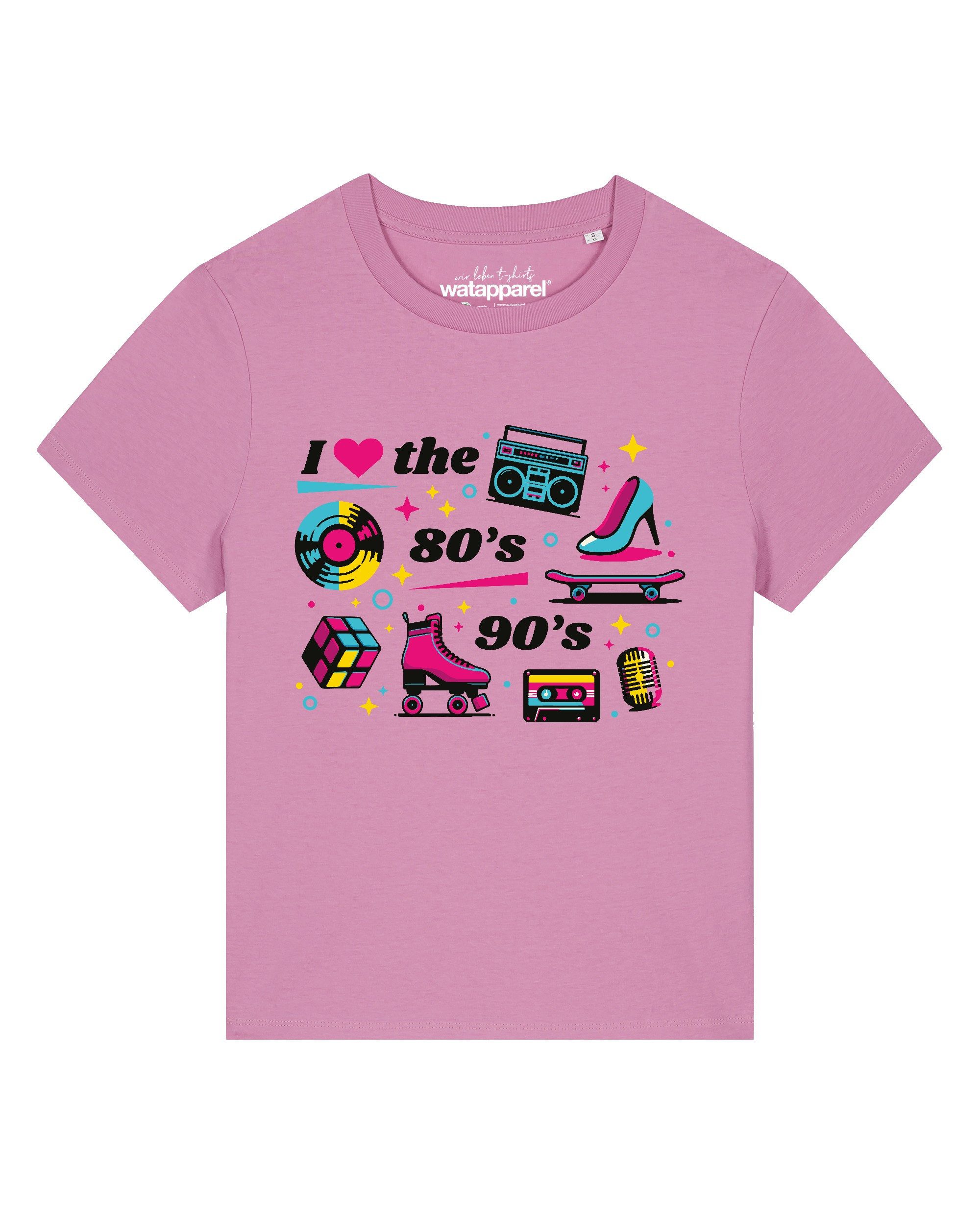wat? Apparel T-Shirt 80s Love