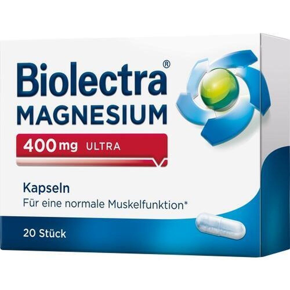 Biolectra BIOLECTRA Magnesium 400 mg ultra Kapseln 20 Stück Kapseln