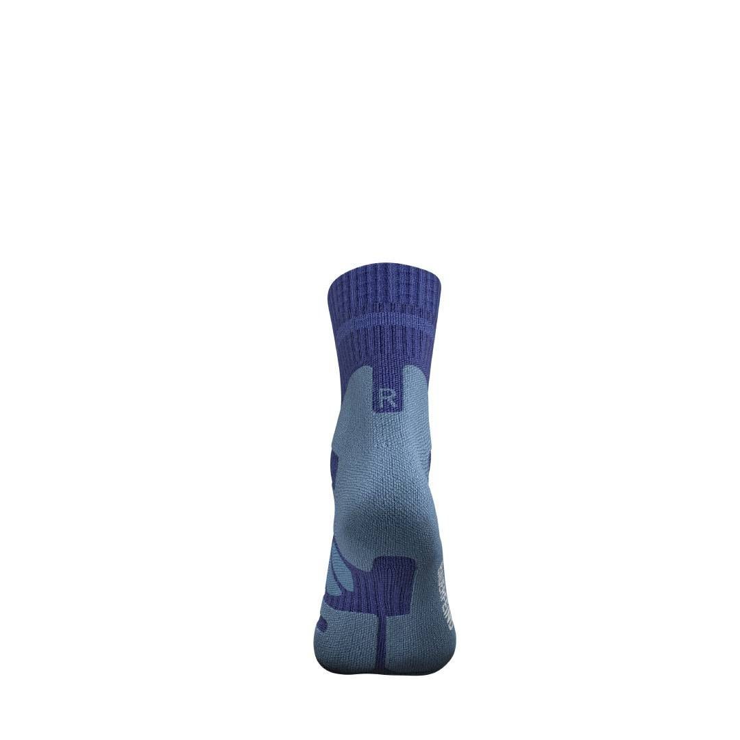 Mid M Bauerfeind Damen Outdoor Merino Cut Bauerfeind Blue Thermosocken Ocean Socks