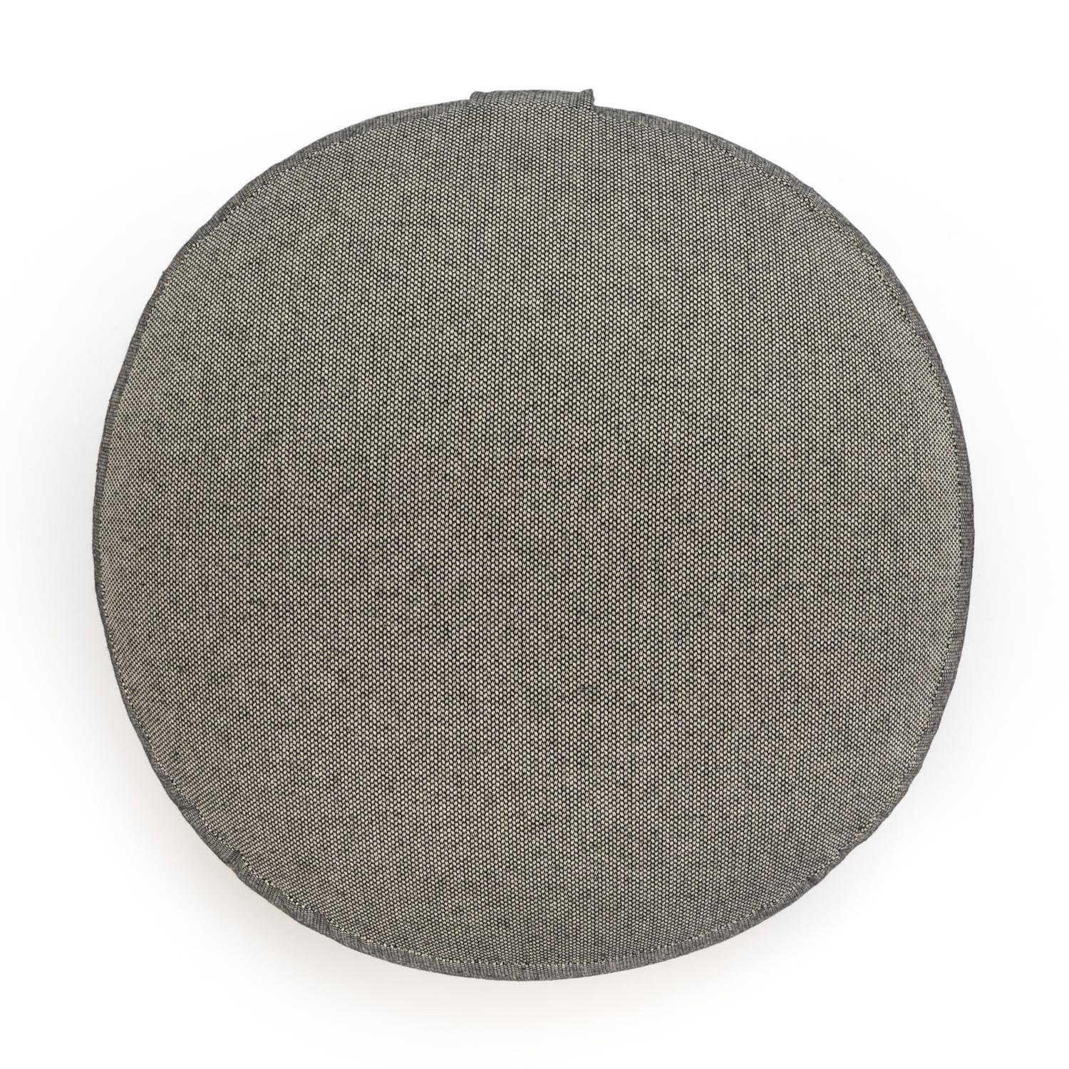 bodhi Meditationskissen BIG RONDO groß-flach Meditationskissen, CLASSIC dobby schwarz