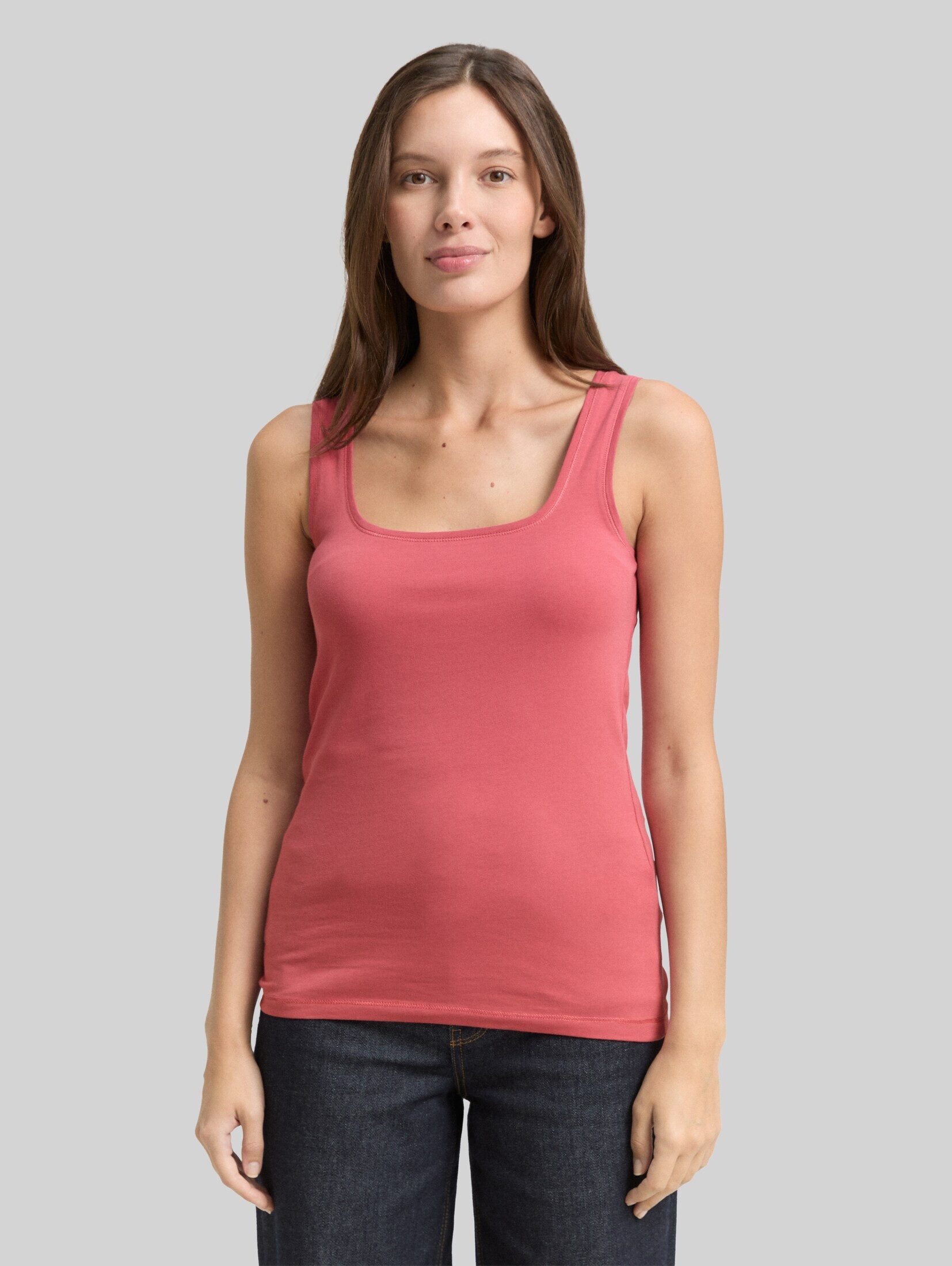 TOM TAILOR Trägertop T-Shirt (im 2er Pack) Basic Top im 2er-Pack