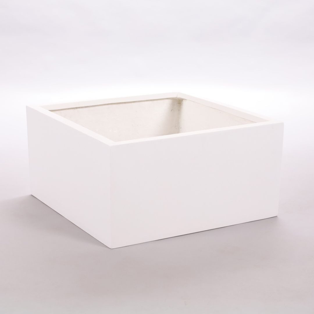 Elegant Einrichten Pflanzkübel Fiberglas niedrige quadratisch 50x50x20cm pe günstig online kaufen