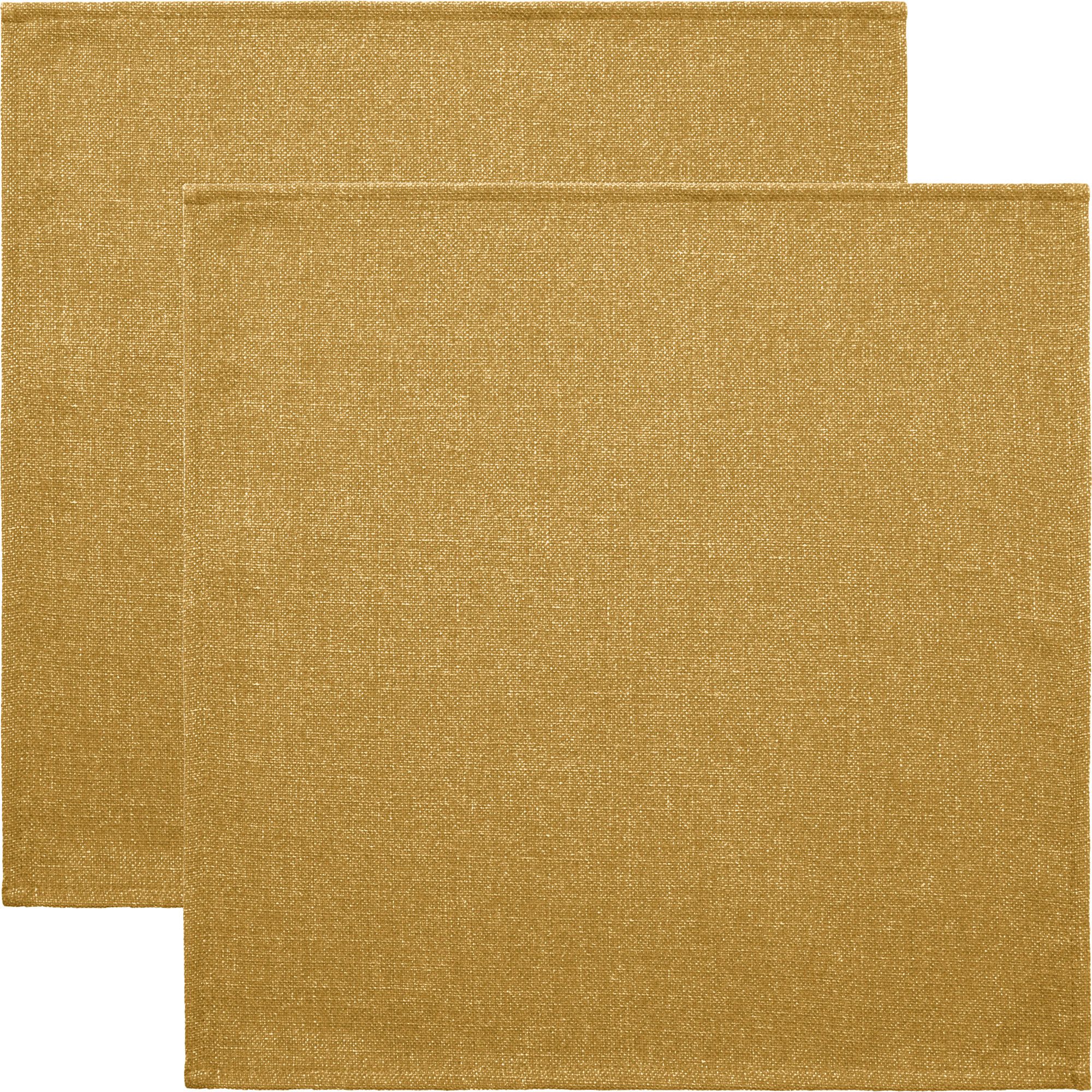 Erwin Müller Stoffserviette Serviette "Krefeld" 2er-Pack, Uni