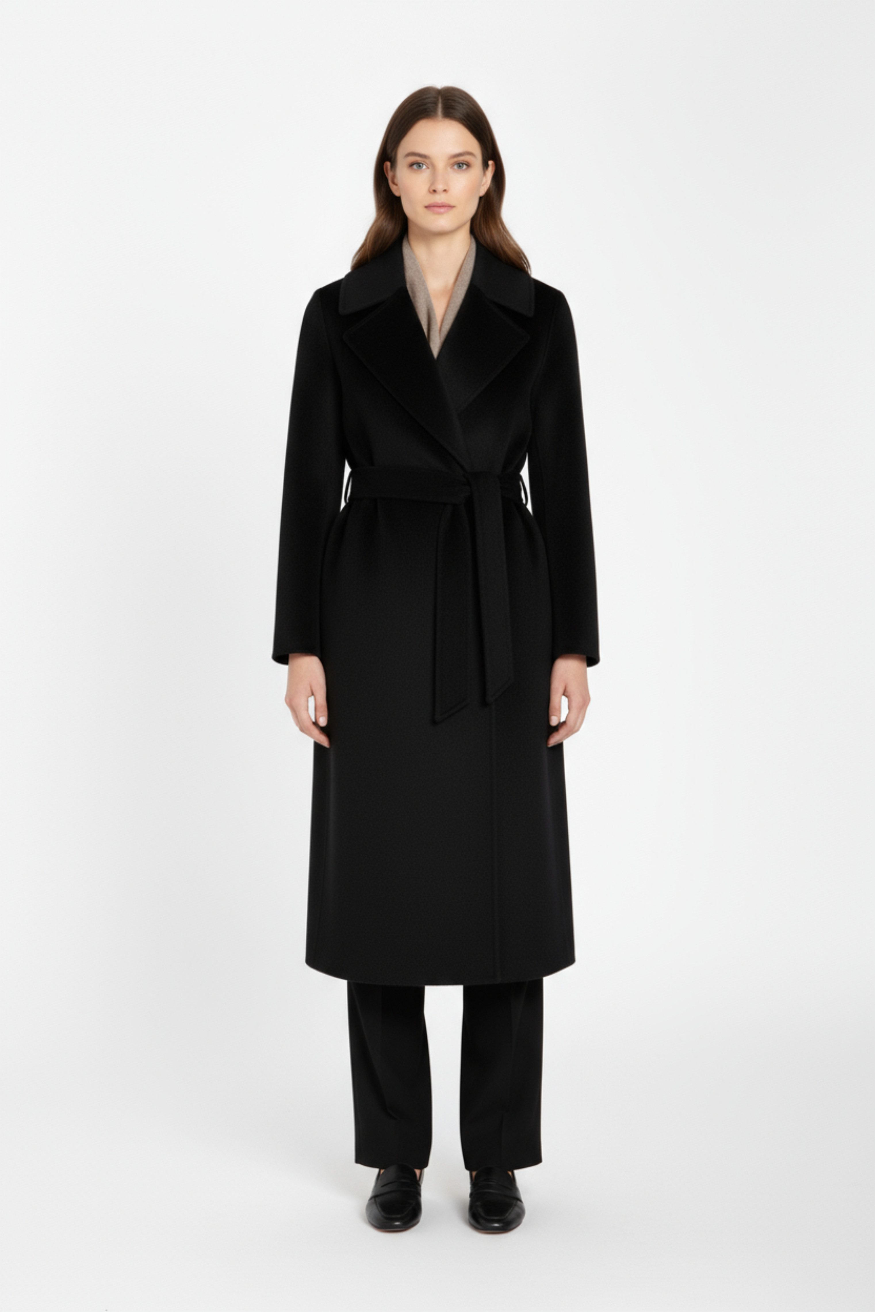 RICANO Wollmantel Lavinia Handgefertigt in Italien: Premium-Qualität „Made in Italy“