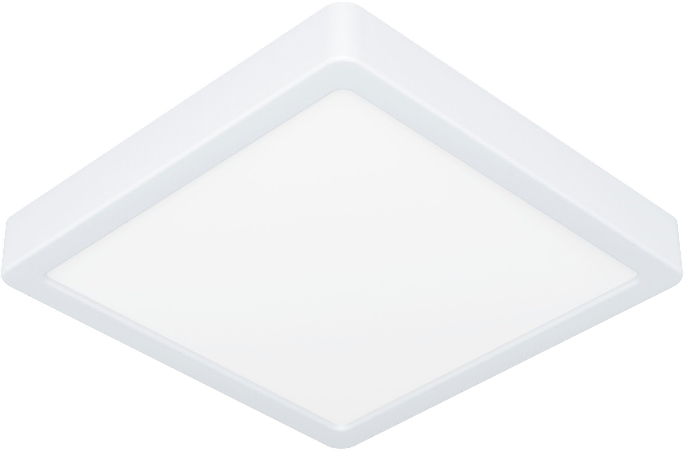 EGLO Deckenleuchte FUEVA 5, LED fest integriert, Warmweiß, Deckenleuchte in weiß aus Stahl - 17W - Warmweiß | Deckenlampen