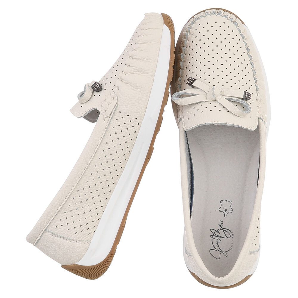 Ital-Design Komfortabler Slipper mit durchlochten Details für Damen Slipper günstig online kaufen