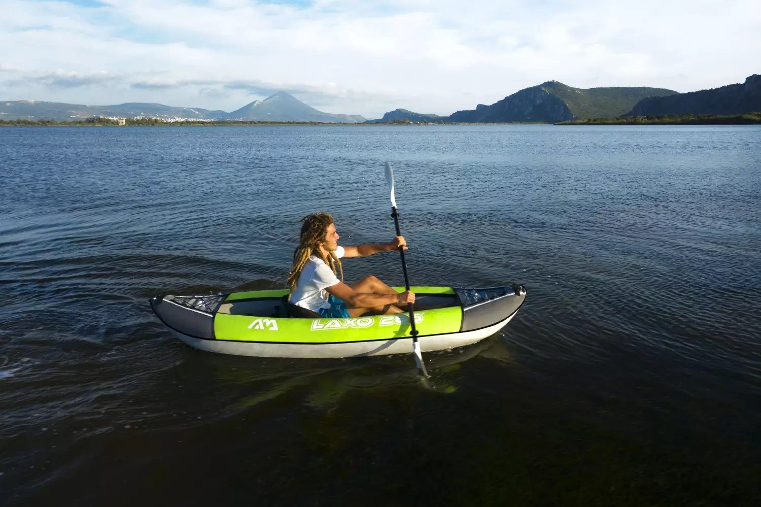 Aqua Marina Tourenkajak Kajak Luftsitz Personen verstellbarer 380x95 mit 3 cm. Lehne für