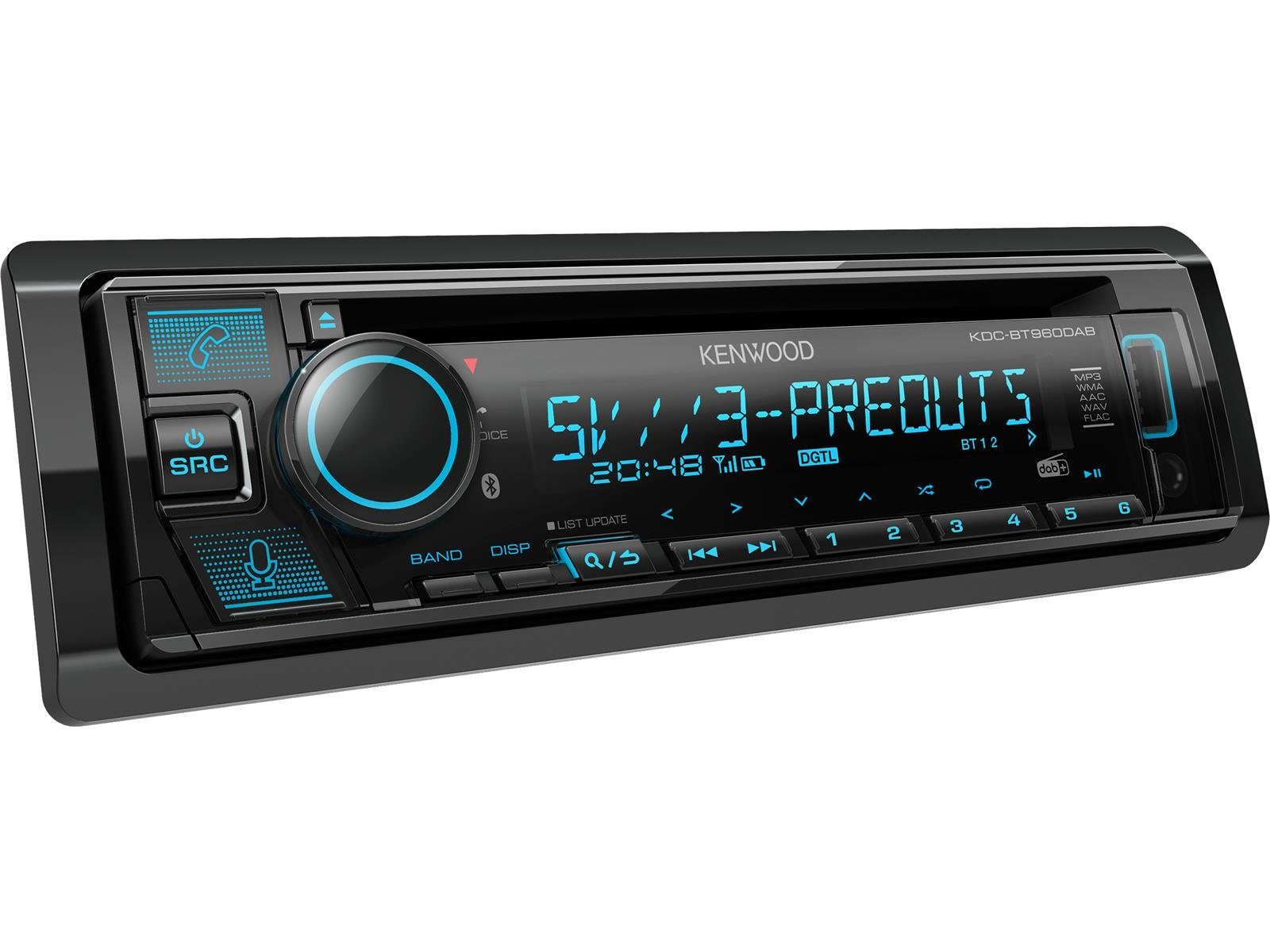 Kenwood Kenwood KDC-BT960DAB inkl. DAB+ Antenne Autoradio