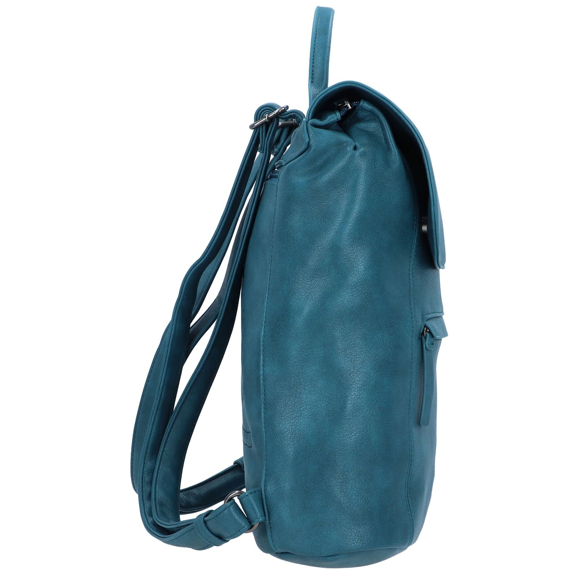 Greenburry Rucksack Mad'l Kunstleder turquoise Dasch